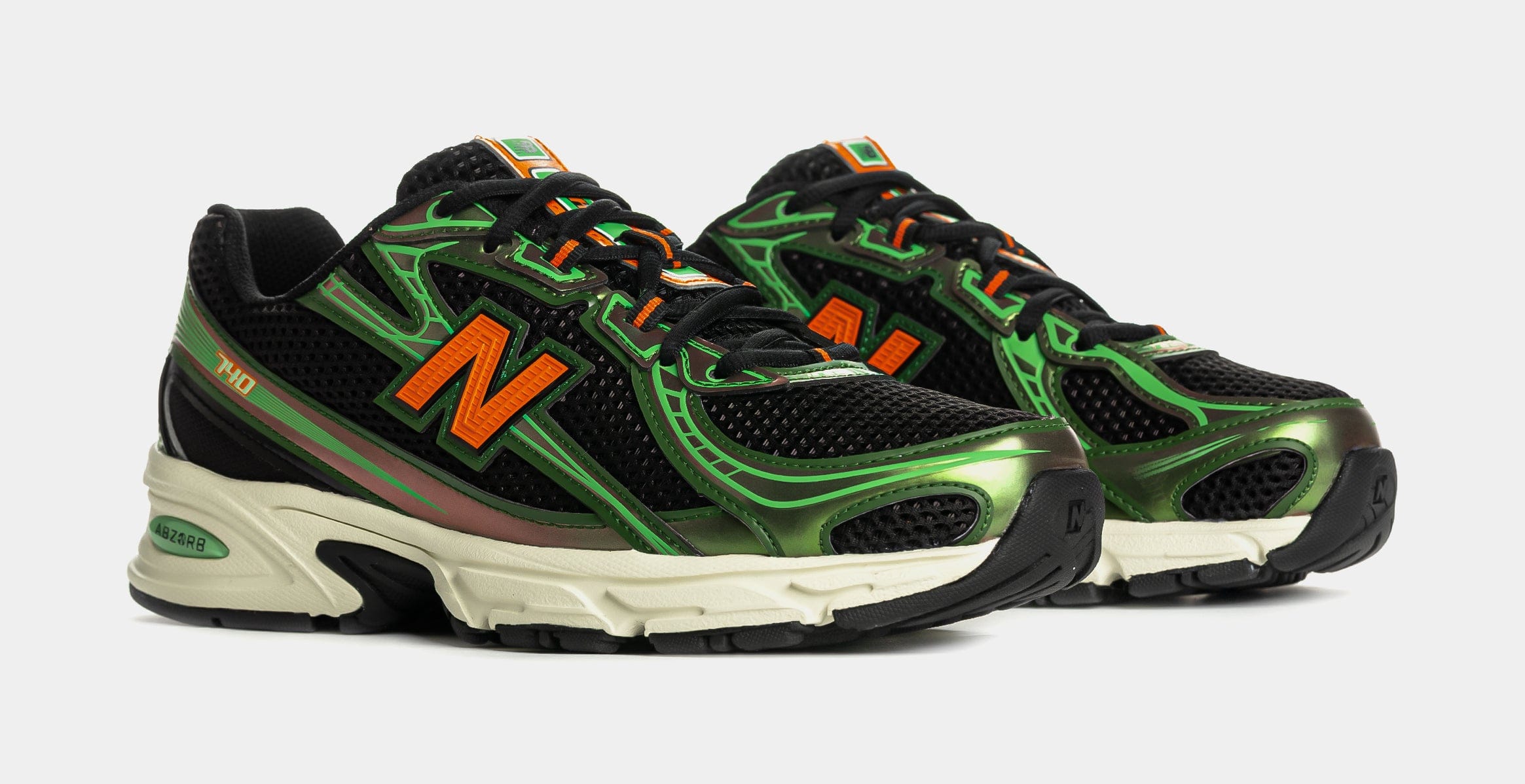 Newbalance Shoe Palace Exclusive New Balance 740 Mens Lifestyle Shoes (Green/Black)
