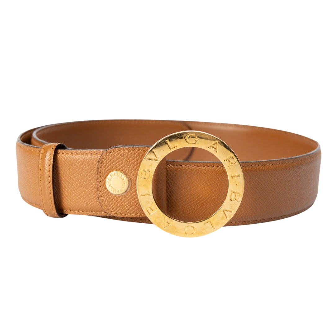 Bulgari Bvlgari Circular Leather Belt