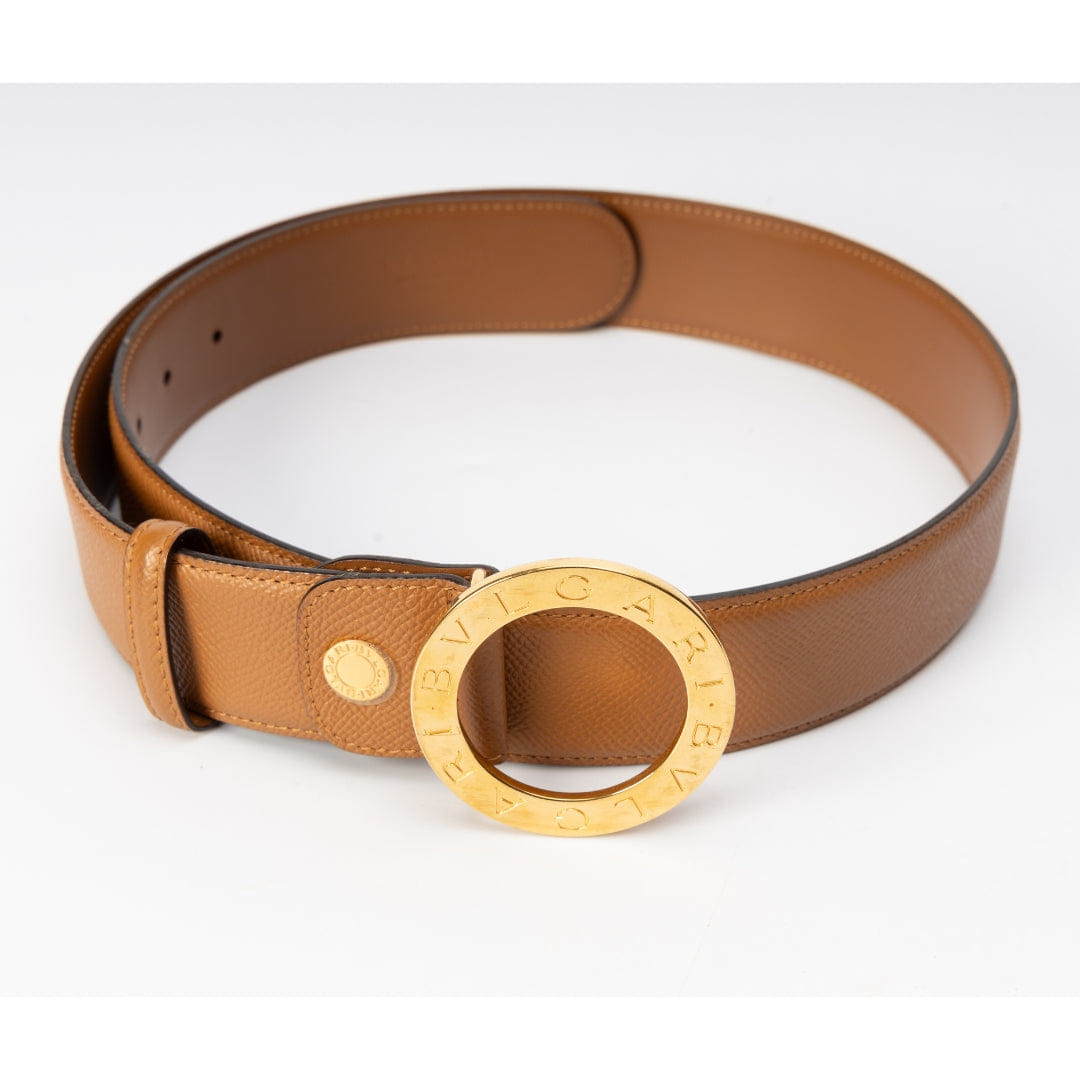 Bulgari Bvlgari Circular Leather Belt