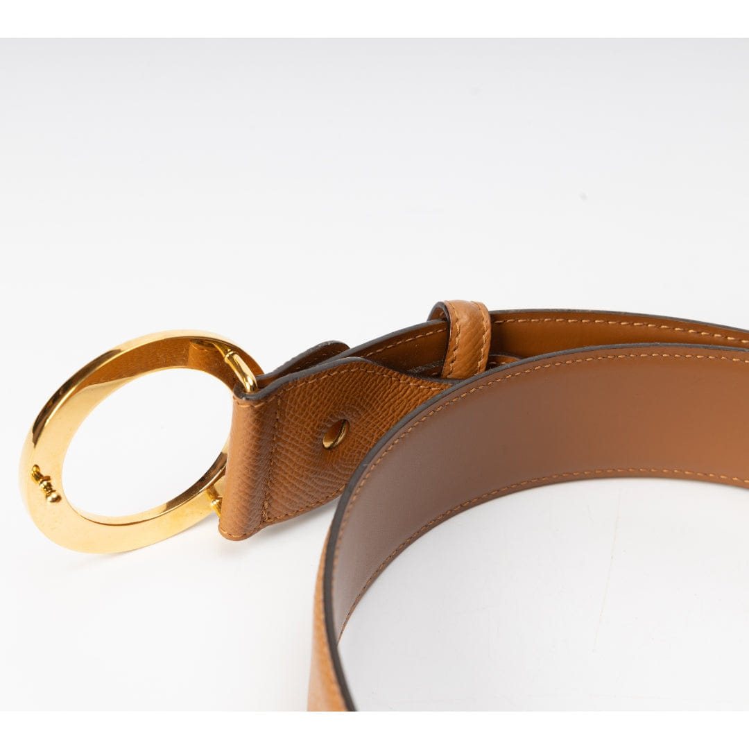Bulgari Bvlgari Circular Leather Belt