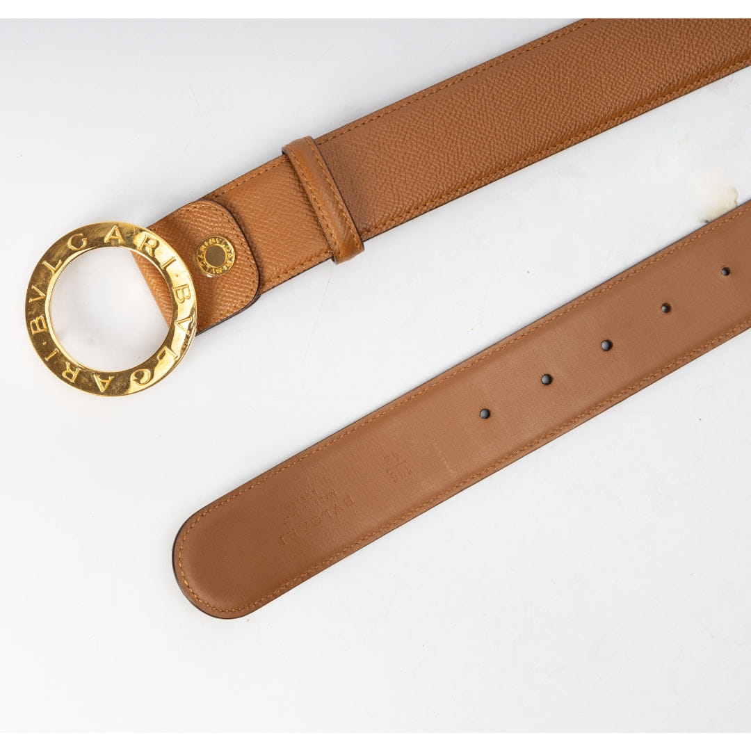 Bulgari Bvlgari Circular Leather Belt