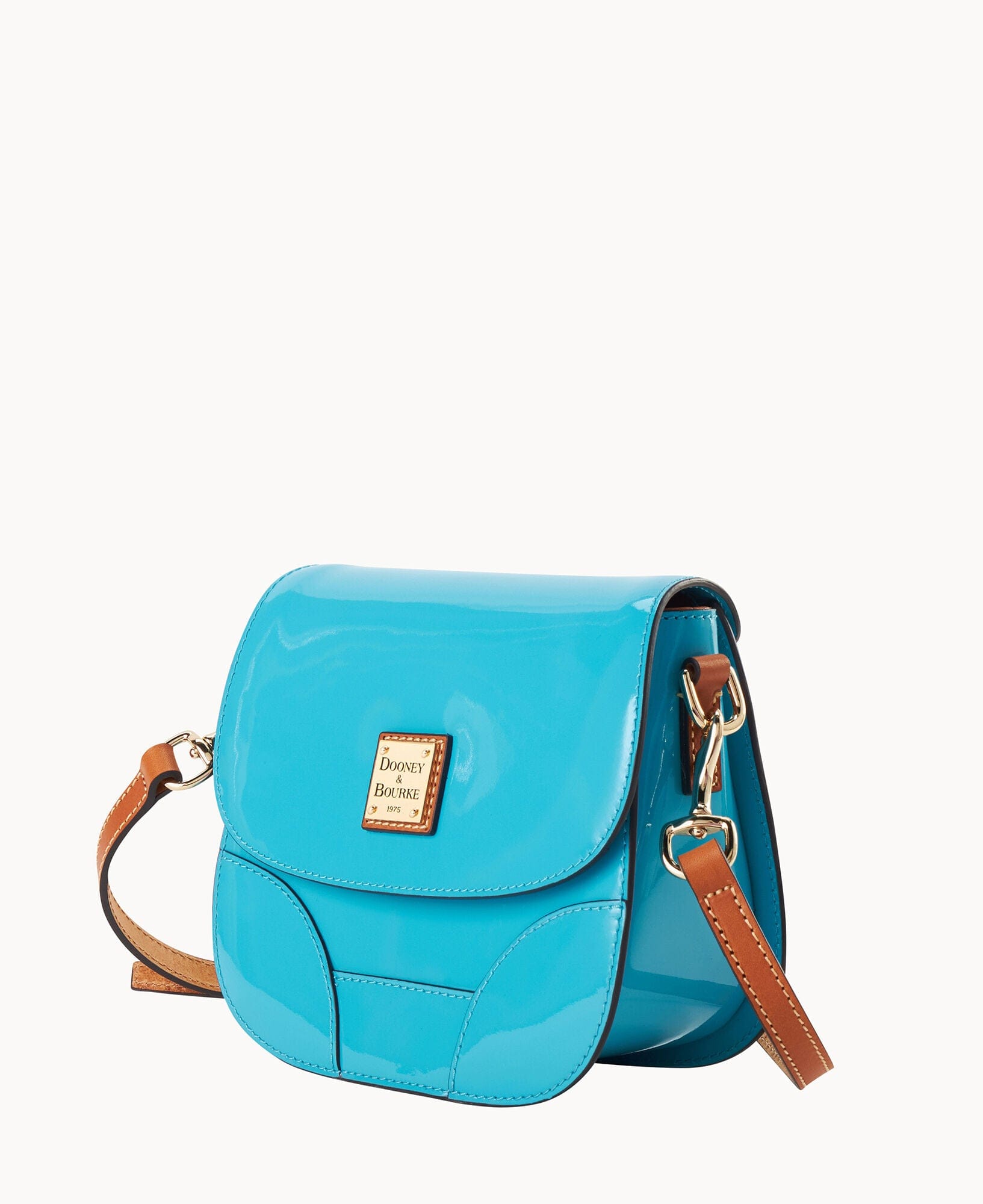 Dooney & Bourke Patent Saddle Bag