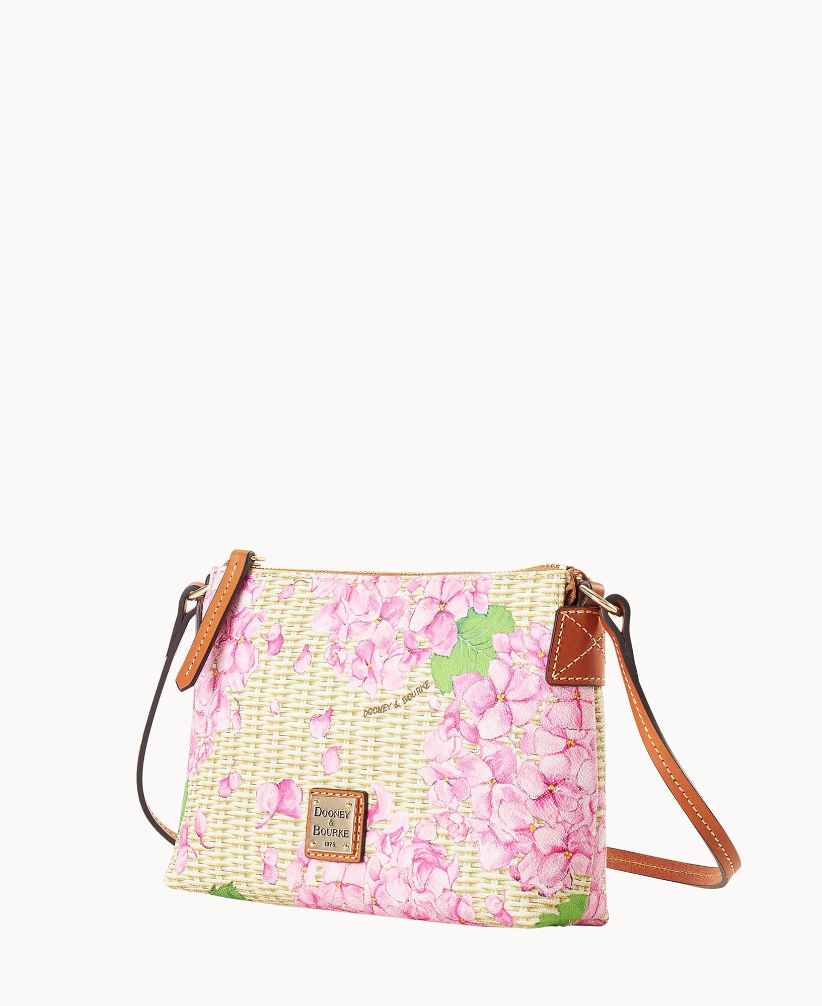 Dooney & Bourke Hydrangea Basketweave Crossbody Pouchette