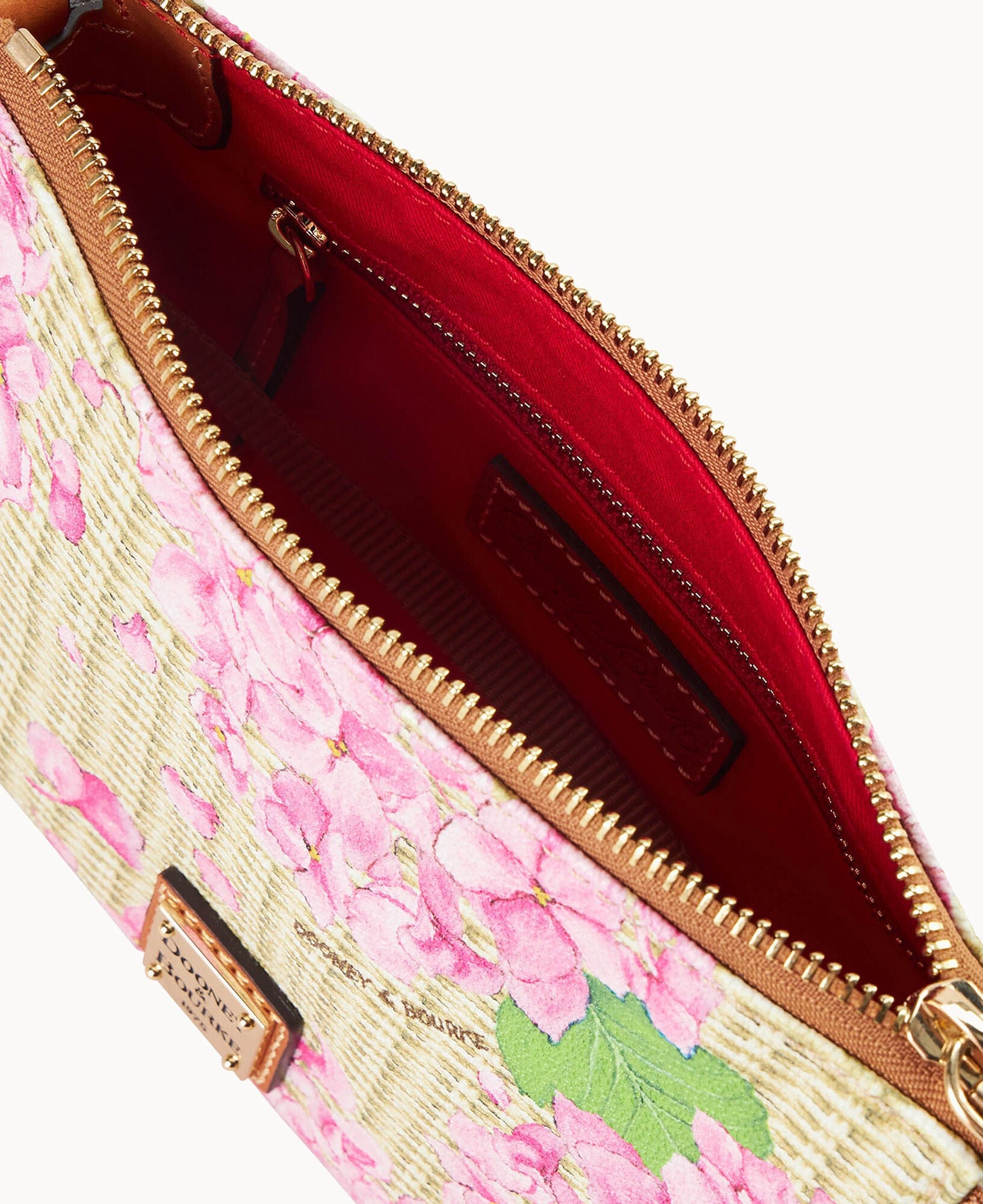 Dooney & Bourke Hydrangea Basketweave Crossbody Pouchette