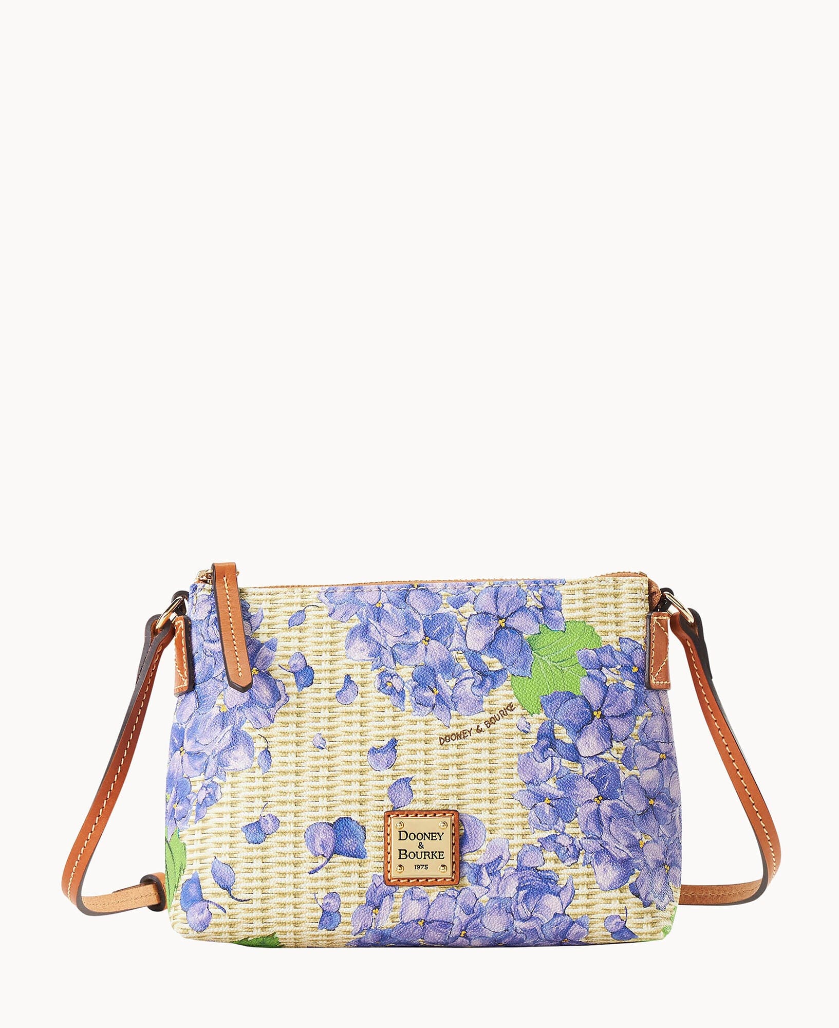Dooney & Bourke Hydrangea Basketweave Crossbody Pouchette