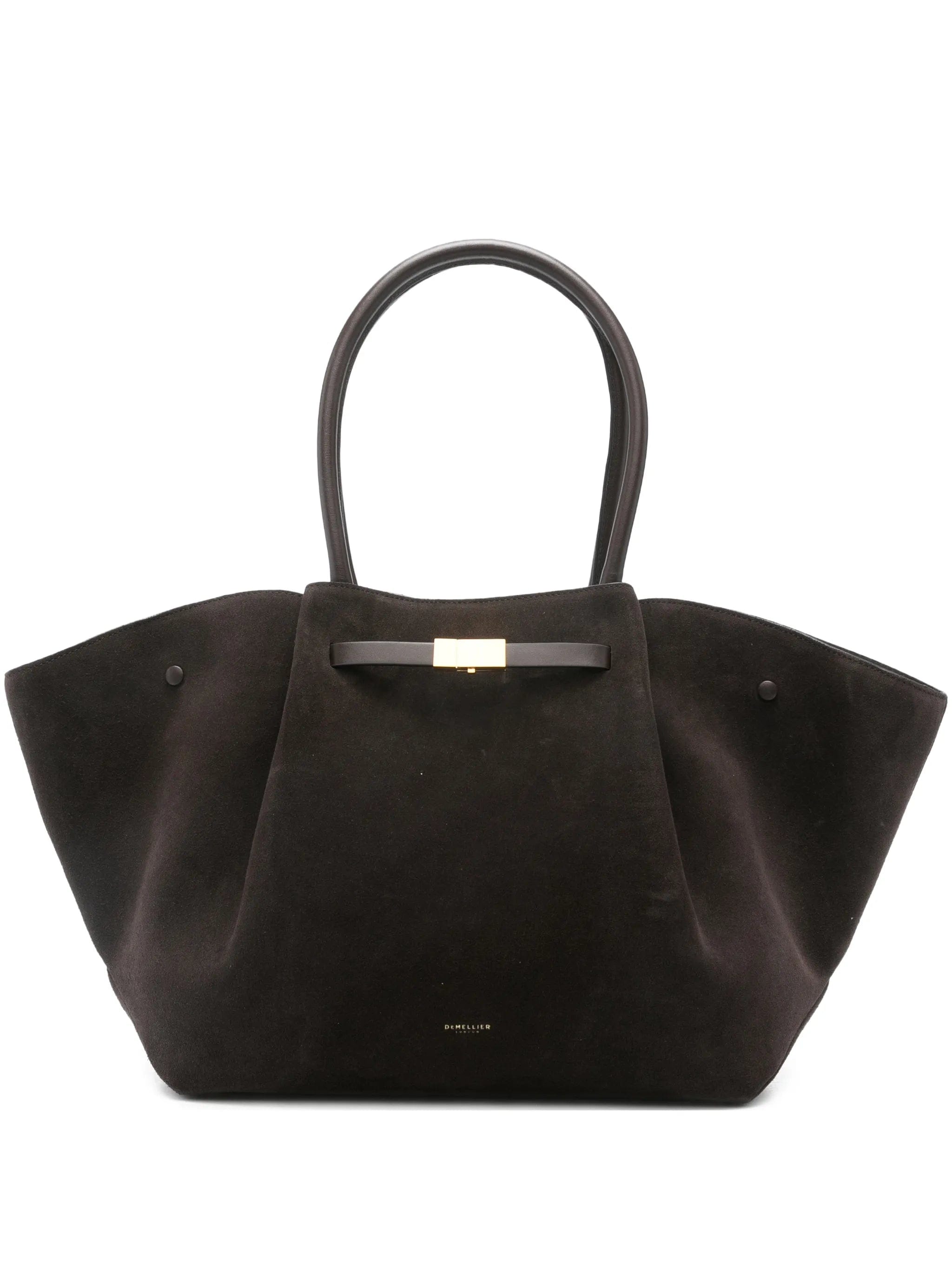 Demellier New York suede shoulder bag