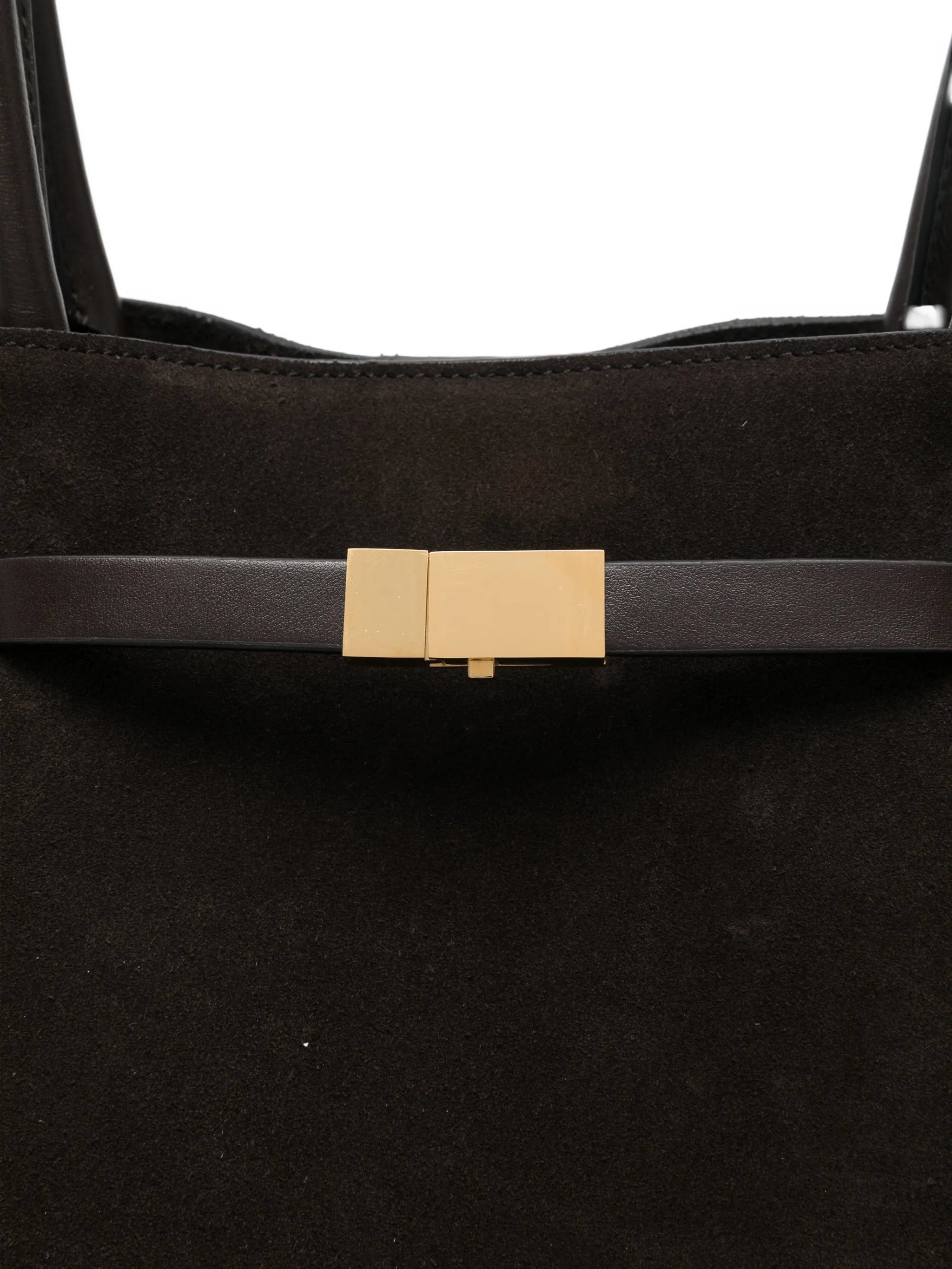 Demellier New York suede shoulder bag