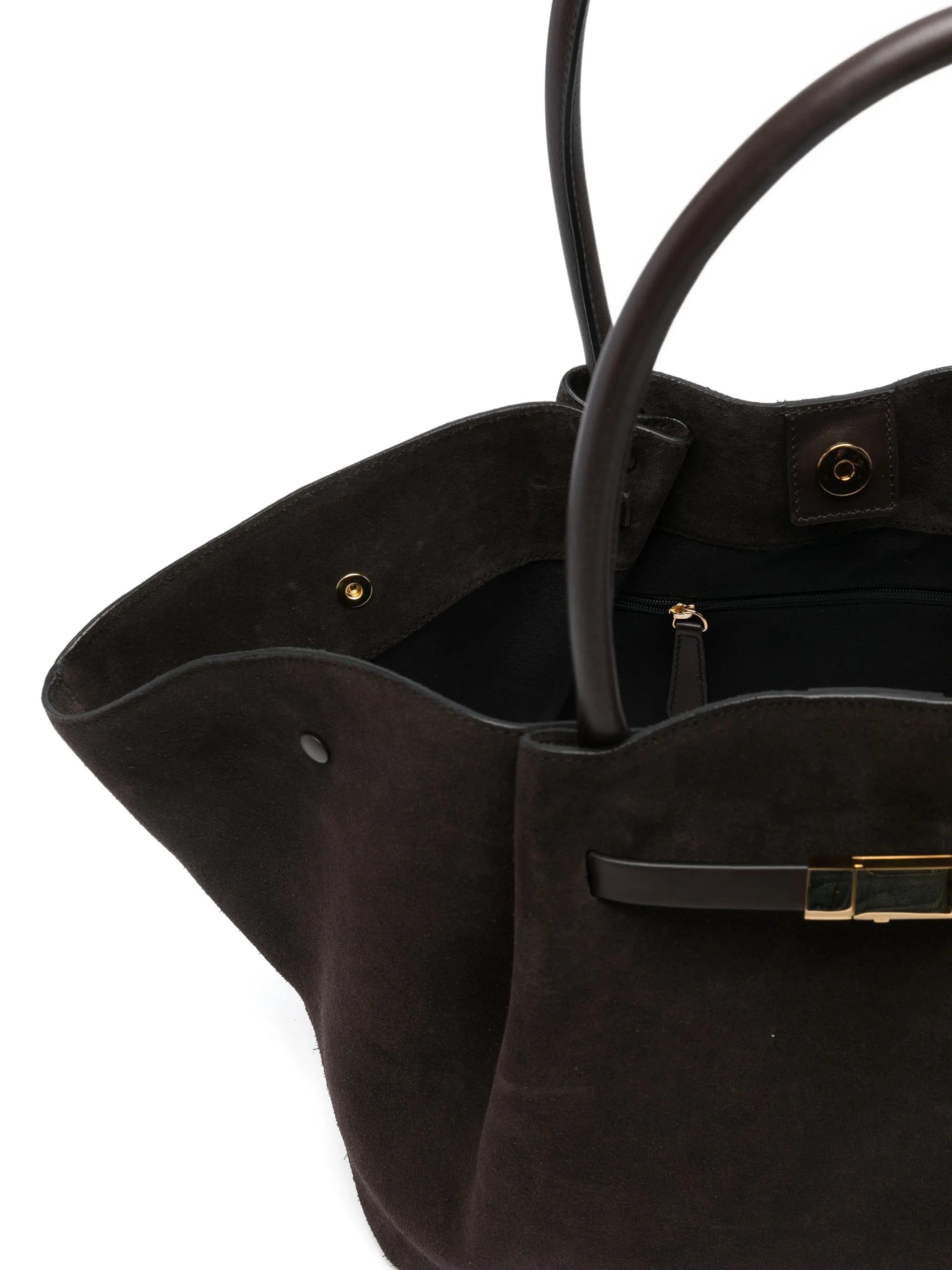 Demellier New York suede shoulder bag