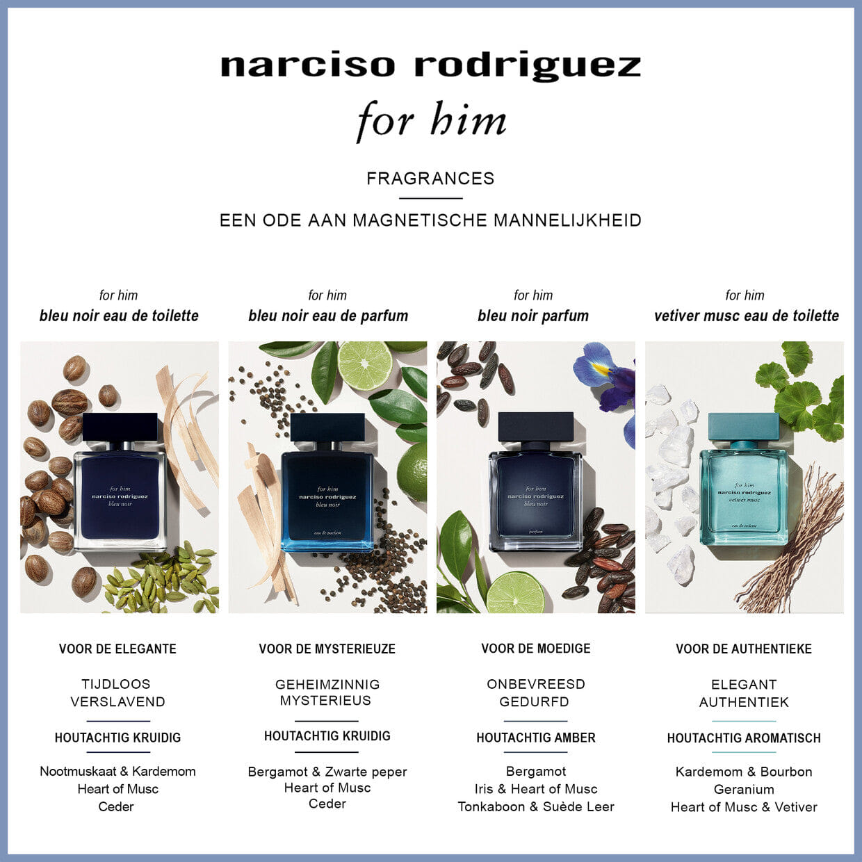 Narciso Rodriguez Bleu Noir Parfum for Men 100 ml