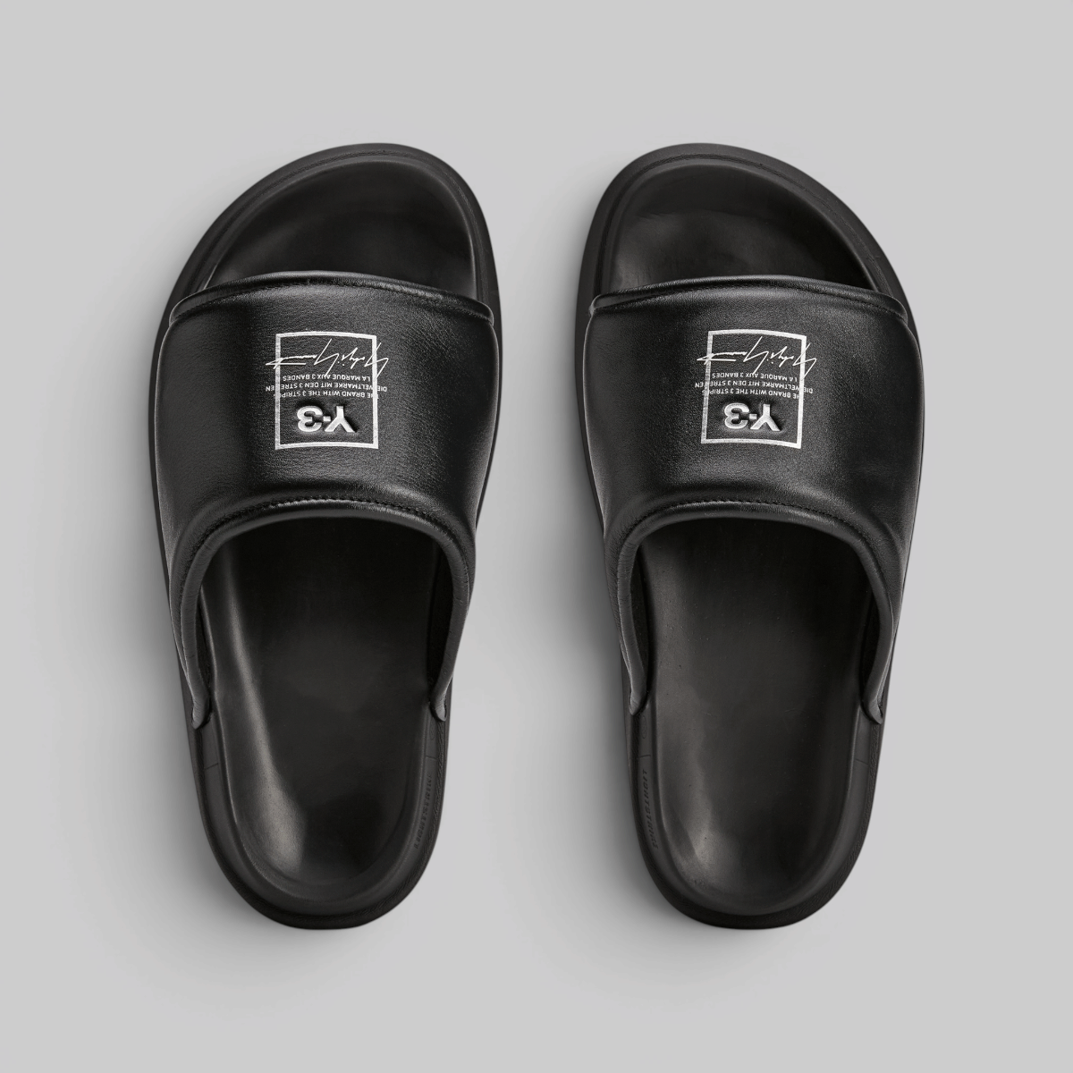 Y-3 Slide - Black