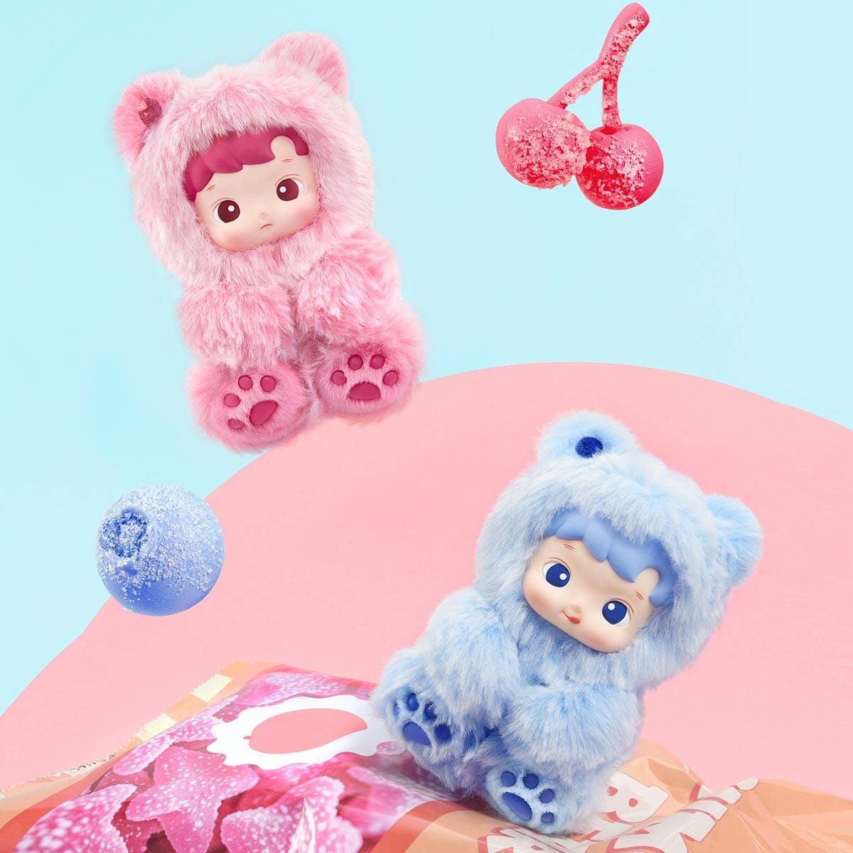 Pop Mart HACIPUPU - Gummy Bear Series Vinyl Plush Pendant Blind Box
