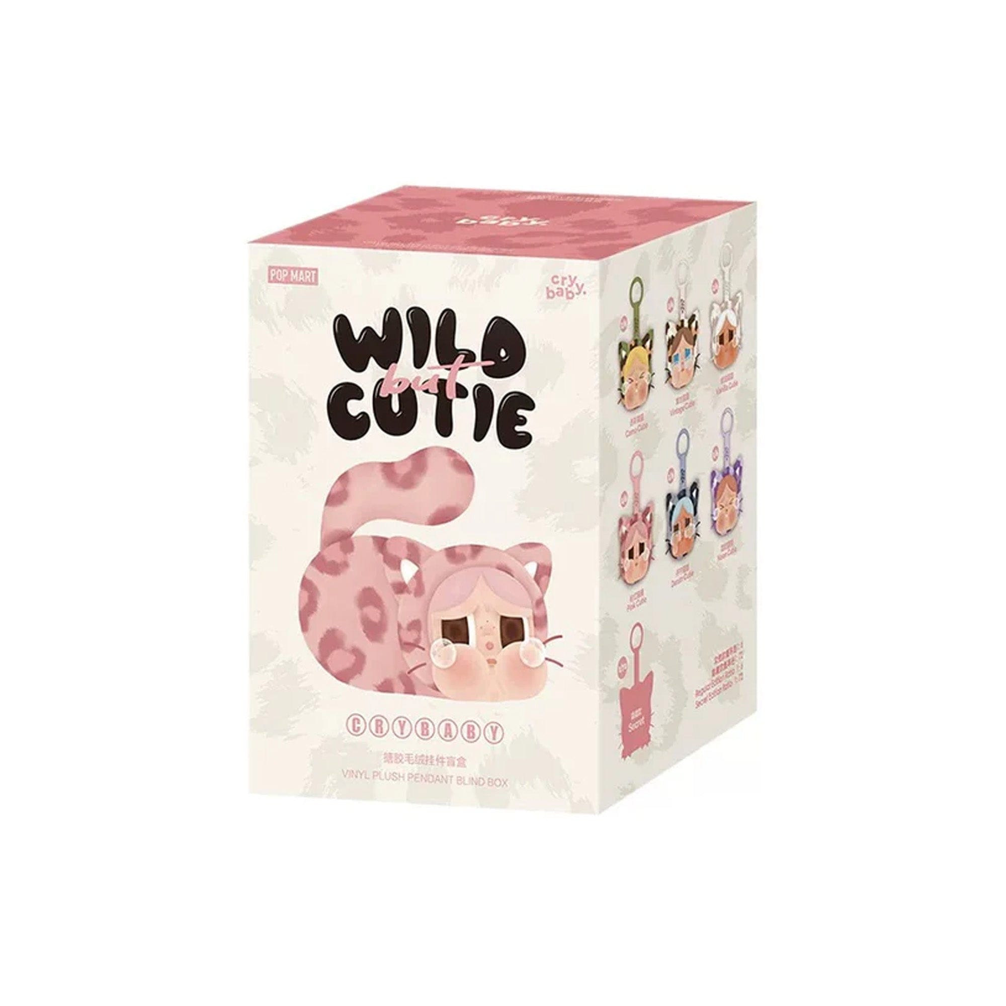 POP MART CRYBABY Wild but Cutie Series Vinyl Plush Pendant (6 Blind Boxes)