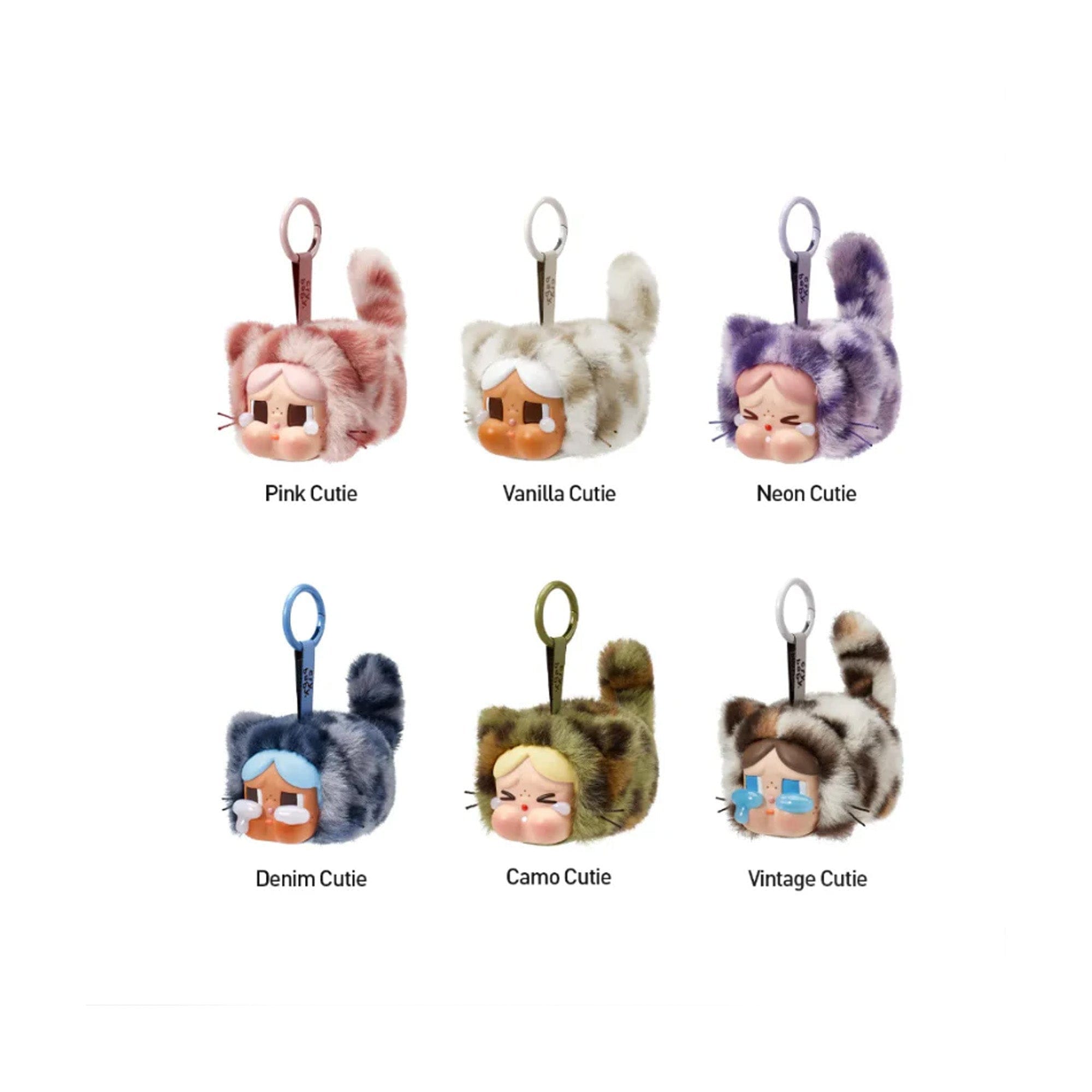 POP MART CRYBABY Wild but Cutie Series Vinyl Plush Pendant (6 Blind Boxes)
