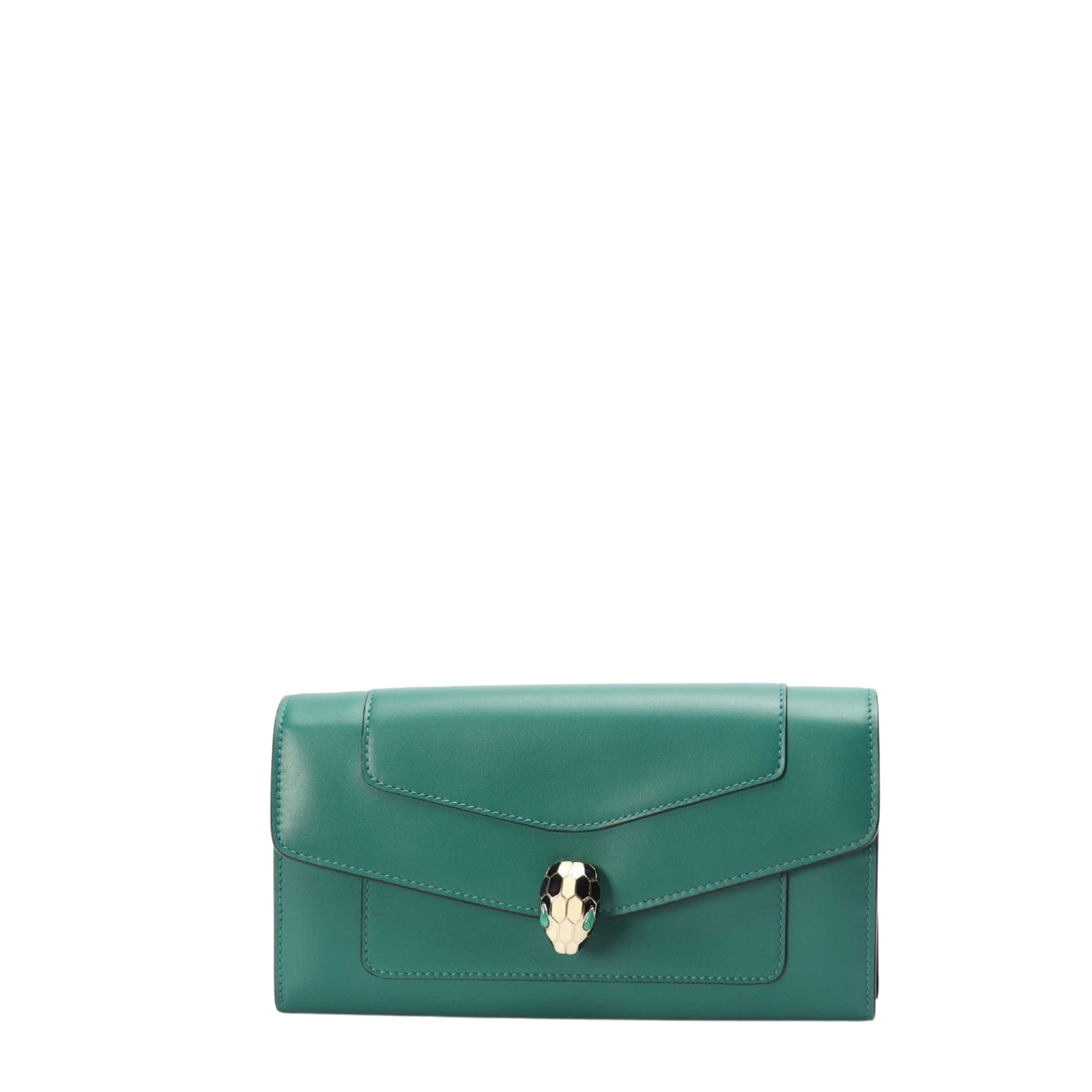 Bulgari Bvlgari Serpenti Forever Emerald Green Wallet