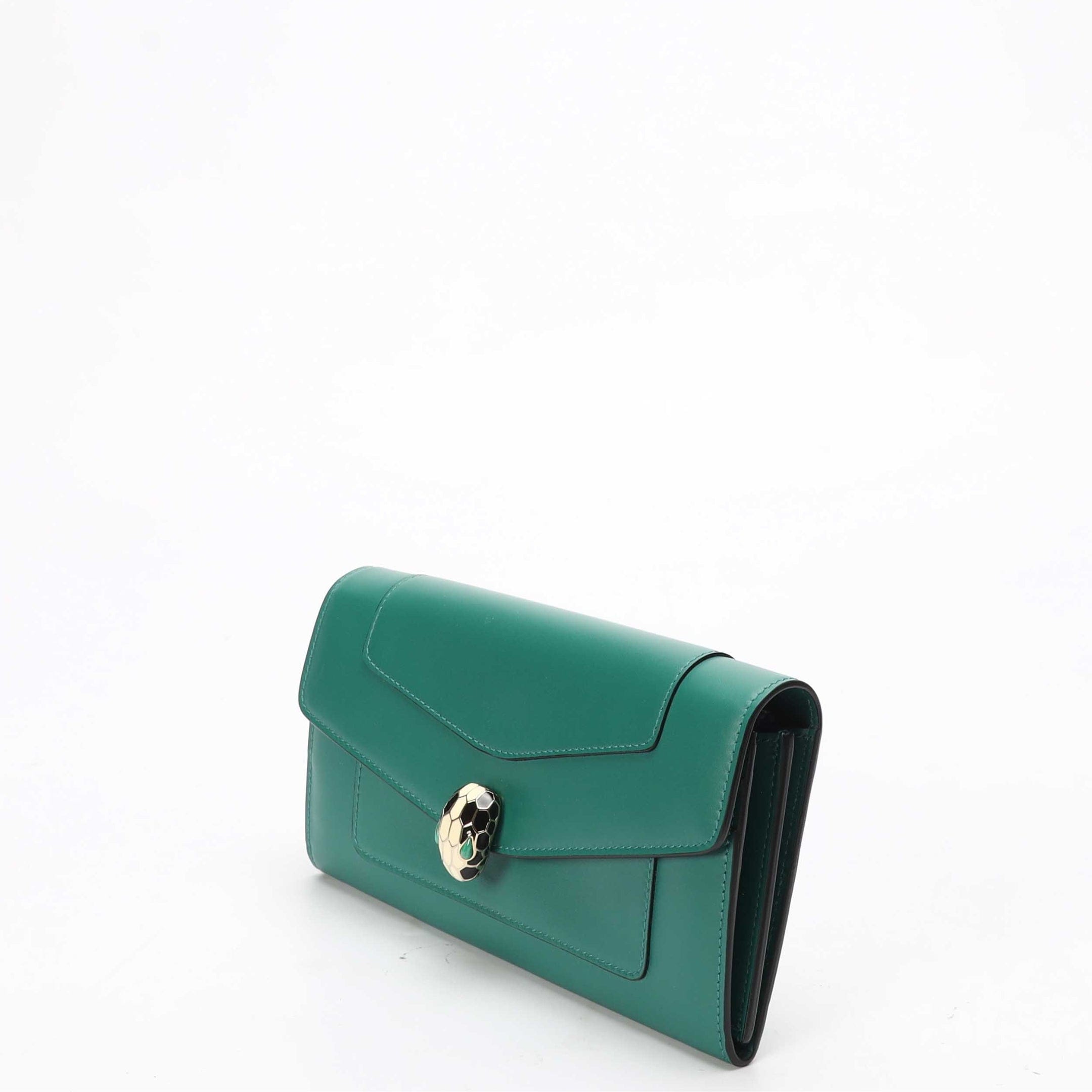 Bulgari Bvlgari Serpenti Forever Emerald Green Wallet