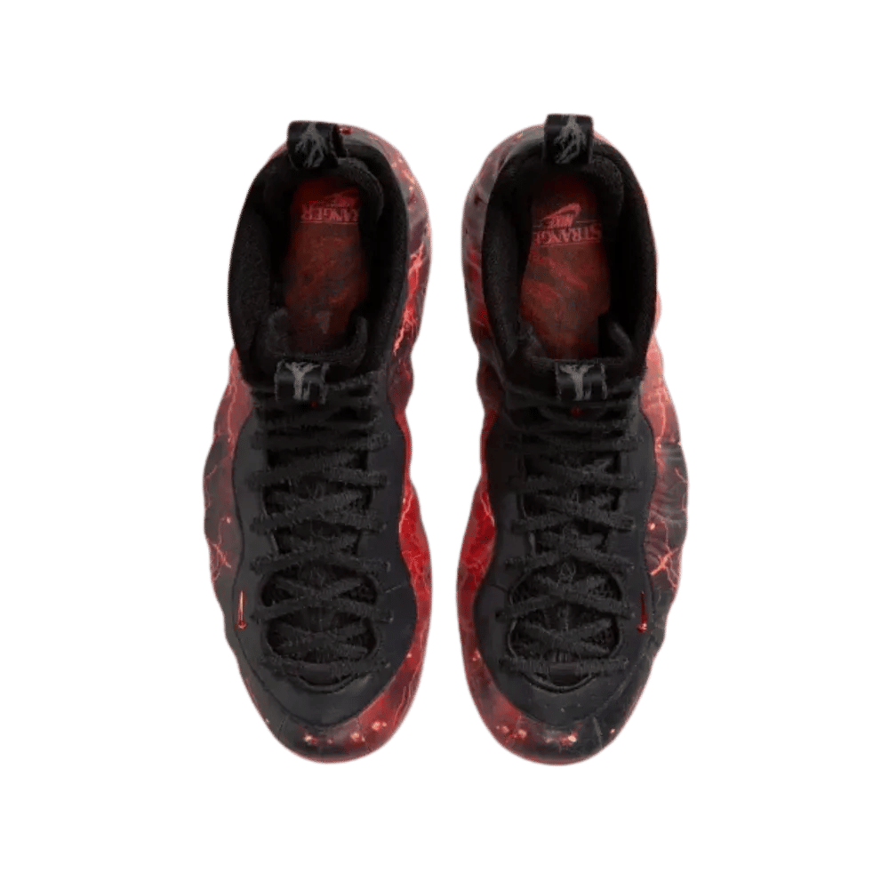 Stranger Things x Nike Air Foamposite One Premium QS Black Bright Crimson