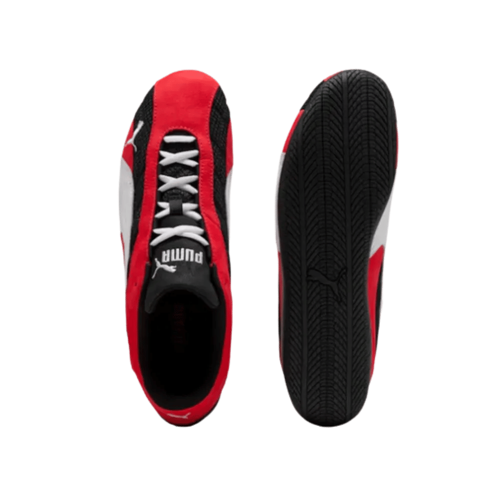WHITE* Puma Speedcat Plus Red White