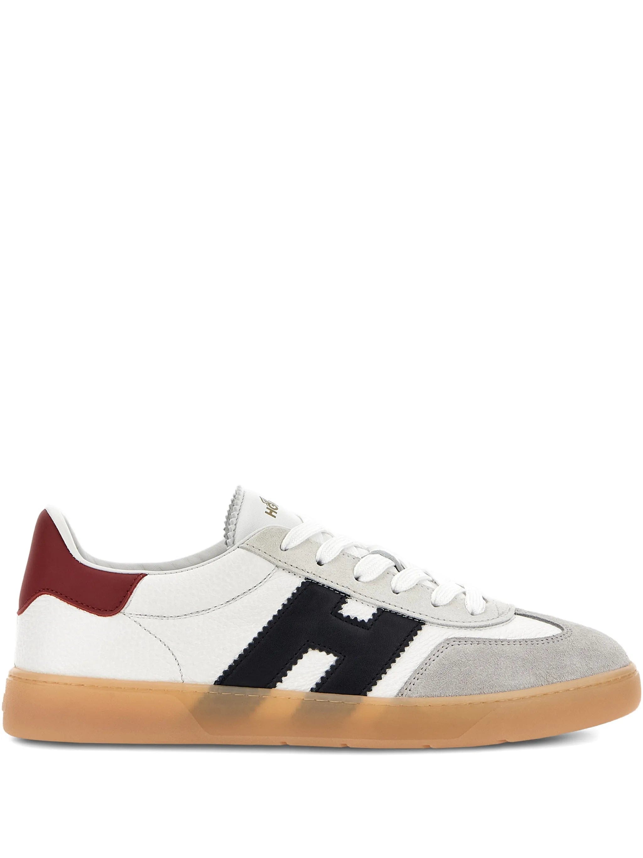 Hogan Cool logo - appliqué leather sneakers