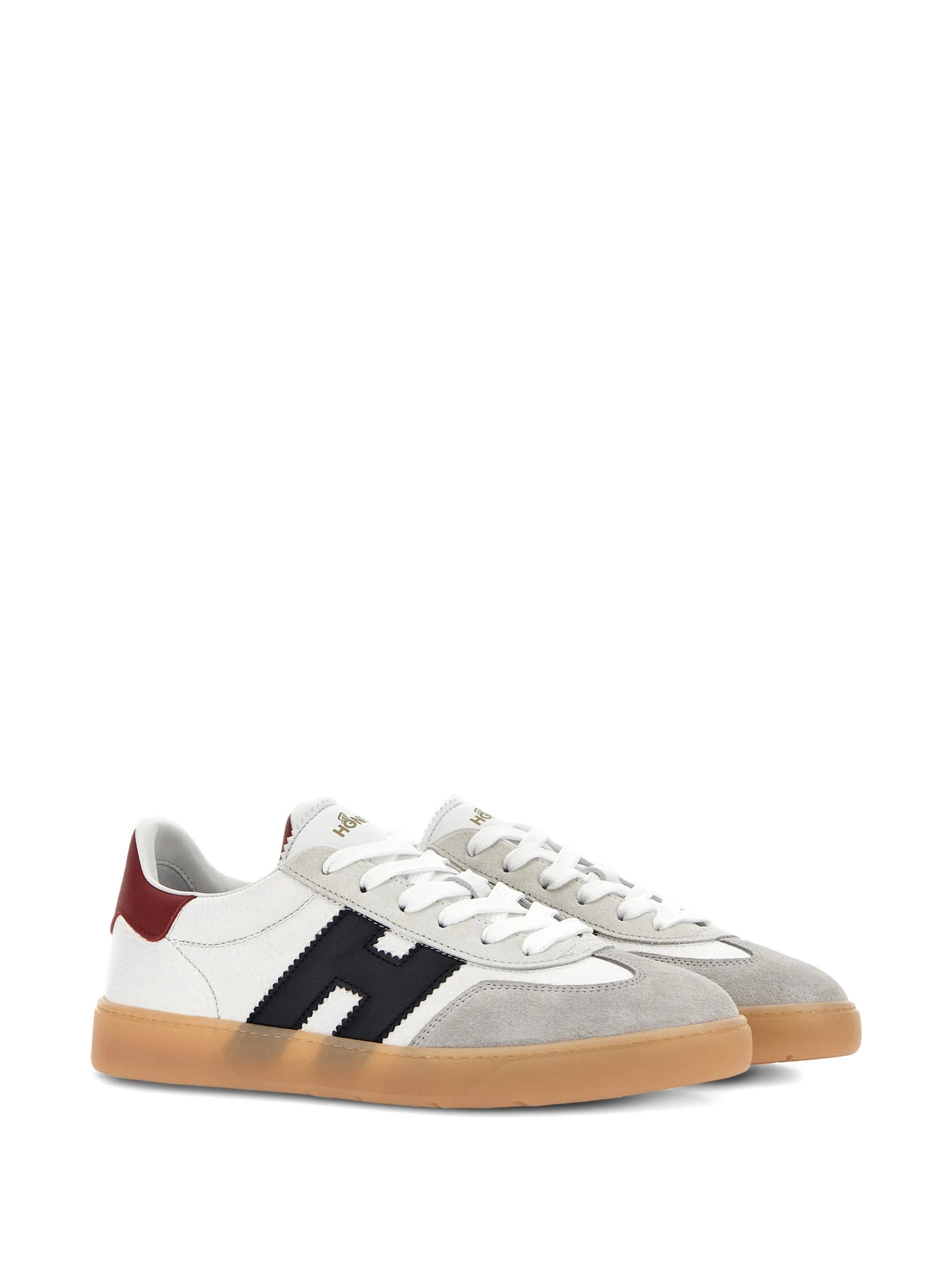 Hogan Cool logo - appliqué leather sneakers