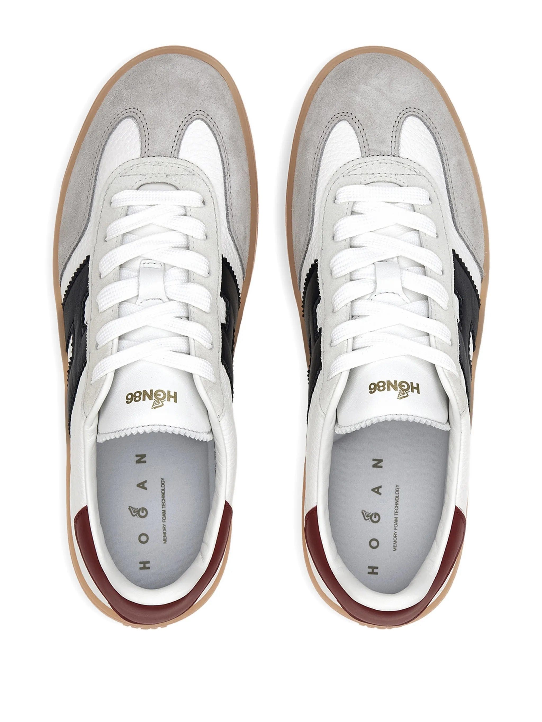 Hogan Cool logo - appliqué leather sneakers
