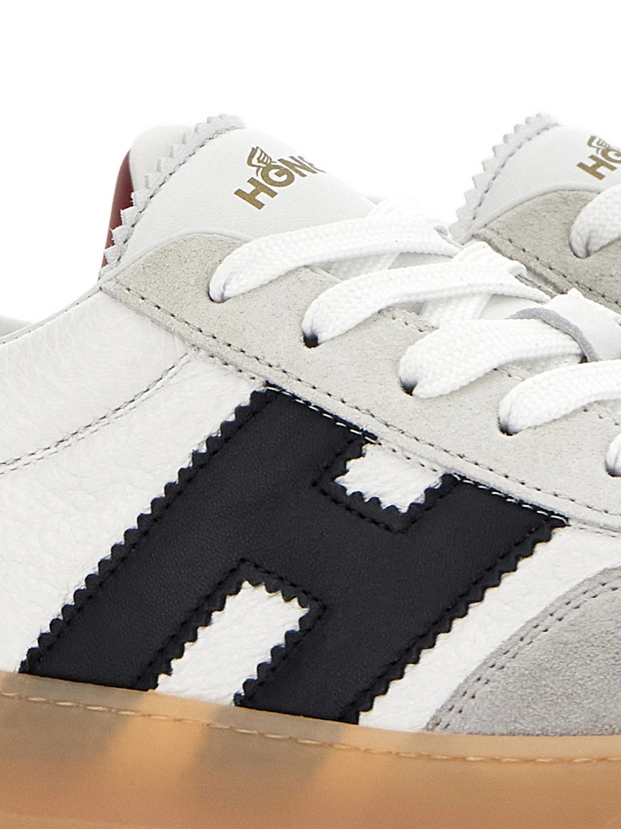 Hogan Cool logo - appliqué leather sneakers