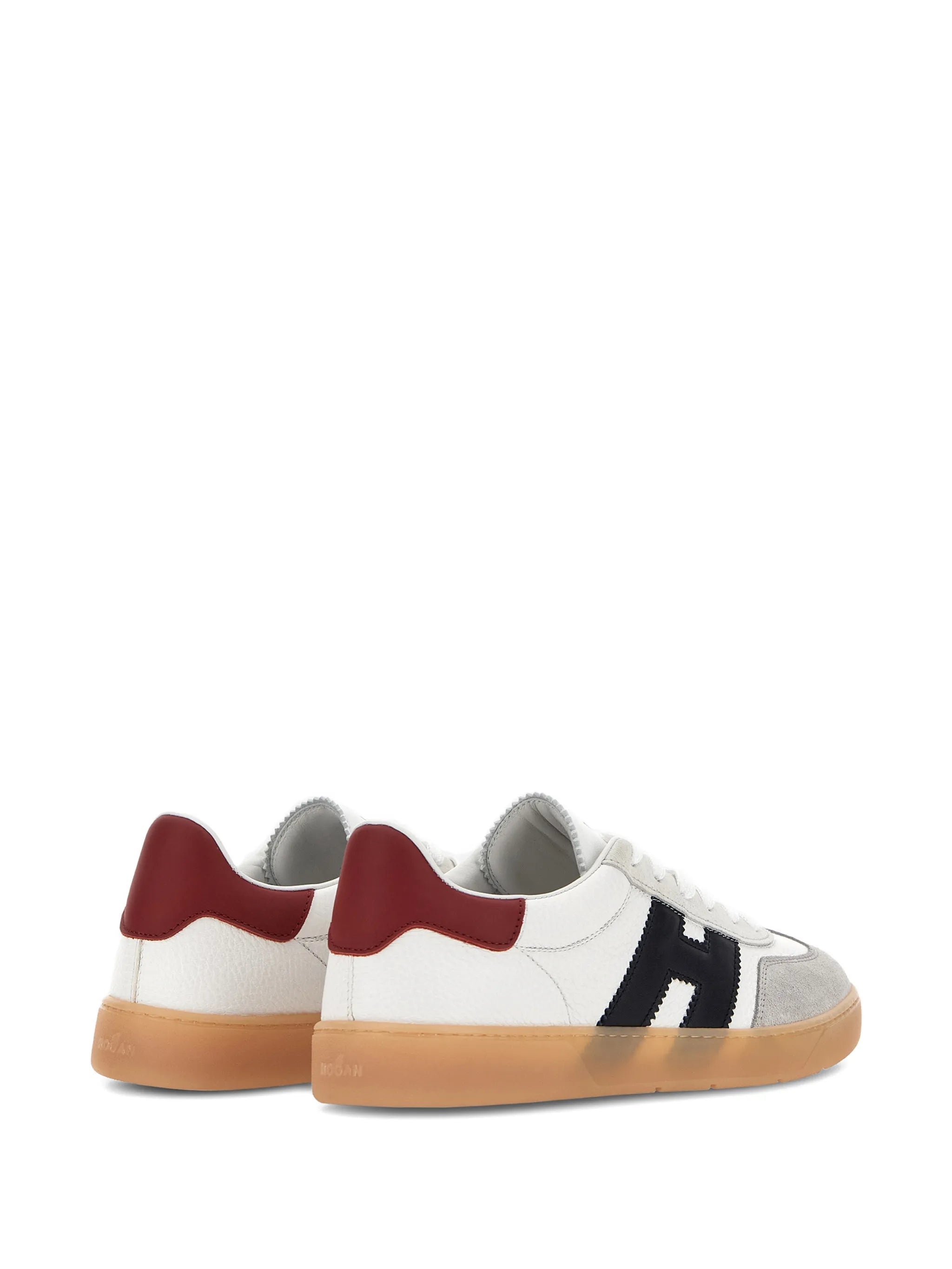 Hogan Cool logo - appliqué leather sneakers