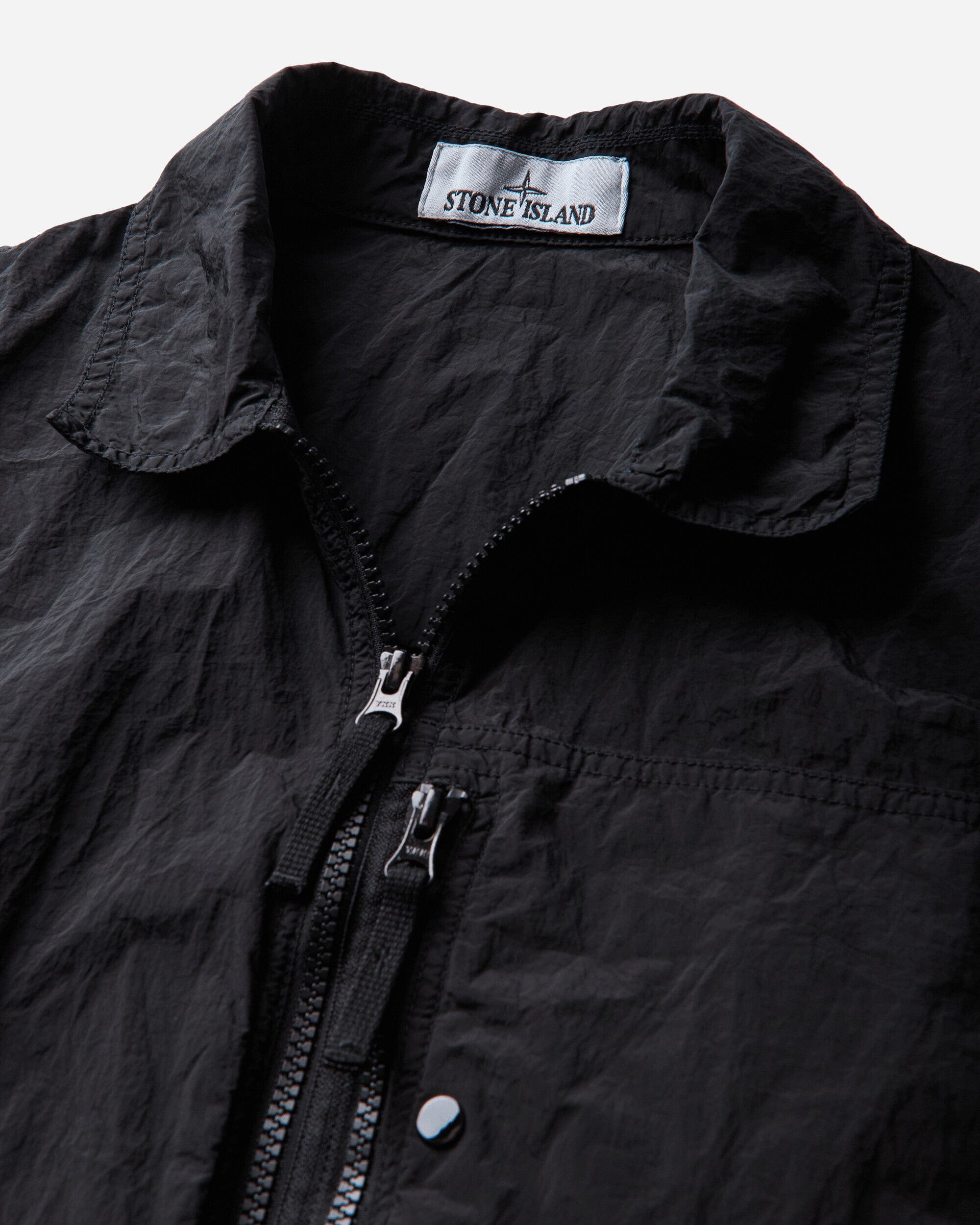 Stone Island Men's Nylon Metal Overshirt Black