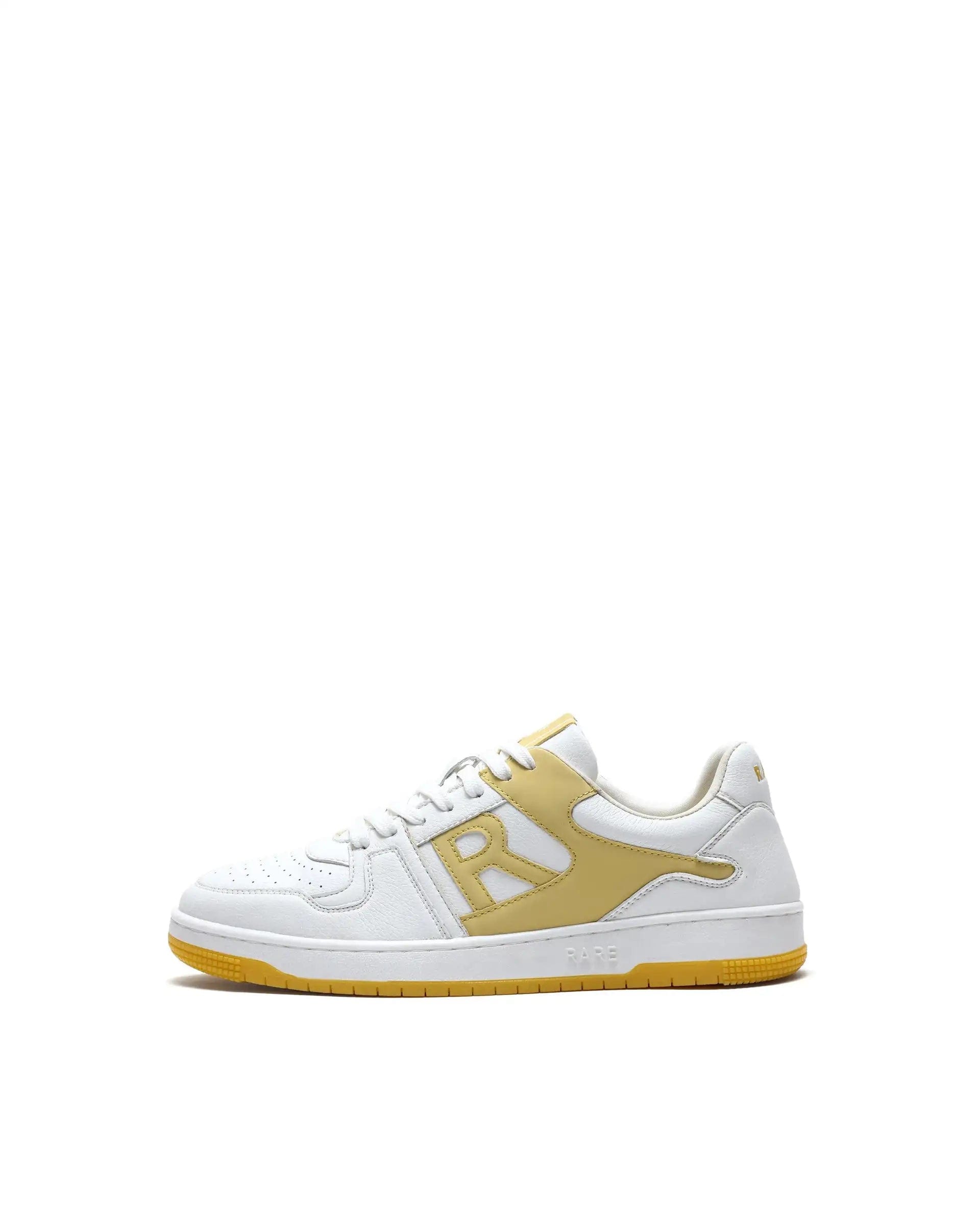 RAREZ Rare Rabbit Men's Phantom Yellow Micro Fiber Navy Causal Sneaker