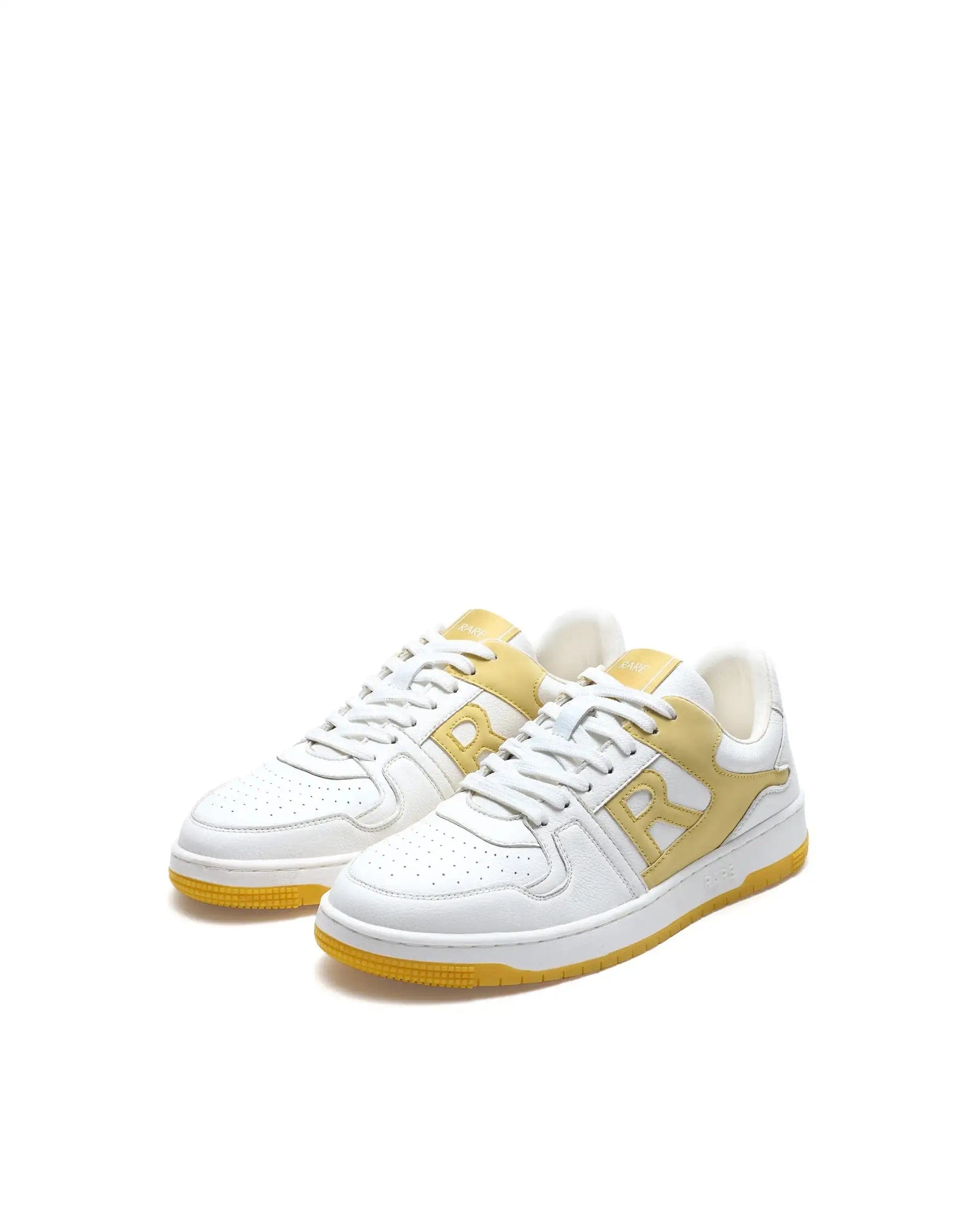 RAREZ Rare Rabbit Men's Phantom Yellow Micro Fiber Navy Causal Sneaker