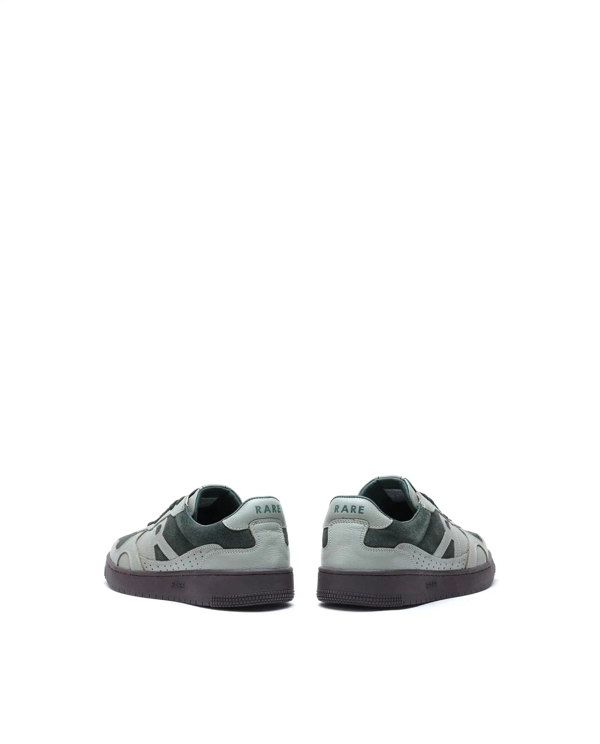 RAREZ Rare Rabbit Men's Kelp Green Micro Fiber Leather Sneaker