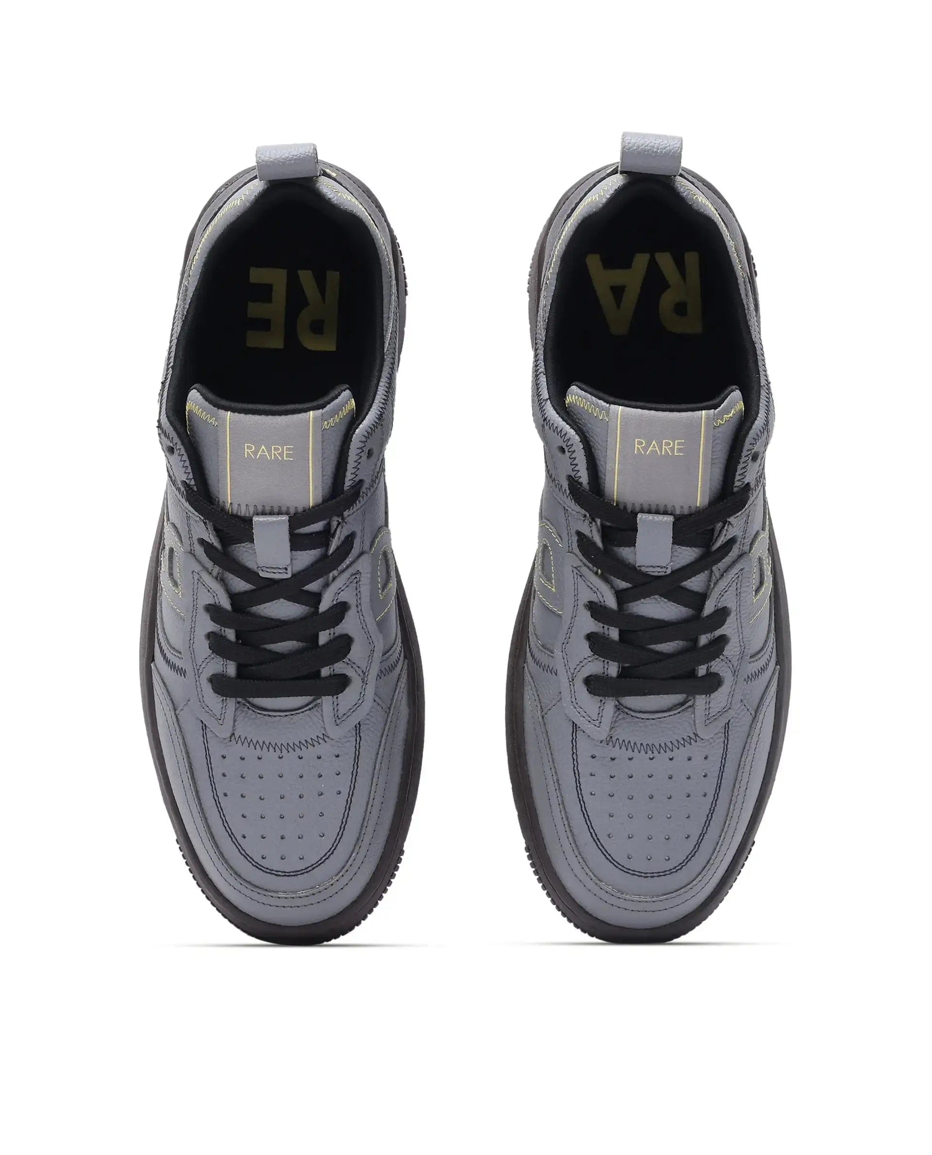 RAREZ Rare Rabbit Men Zion Grey Lace - Up Closure Sneaker