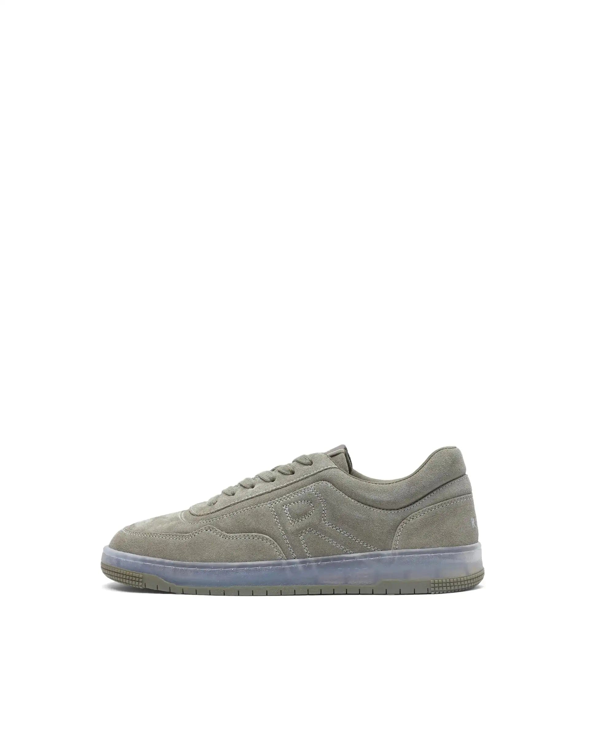 RAREZ Rare Rabbit Men Oslo Olive Lace - Up Closure Sneaker