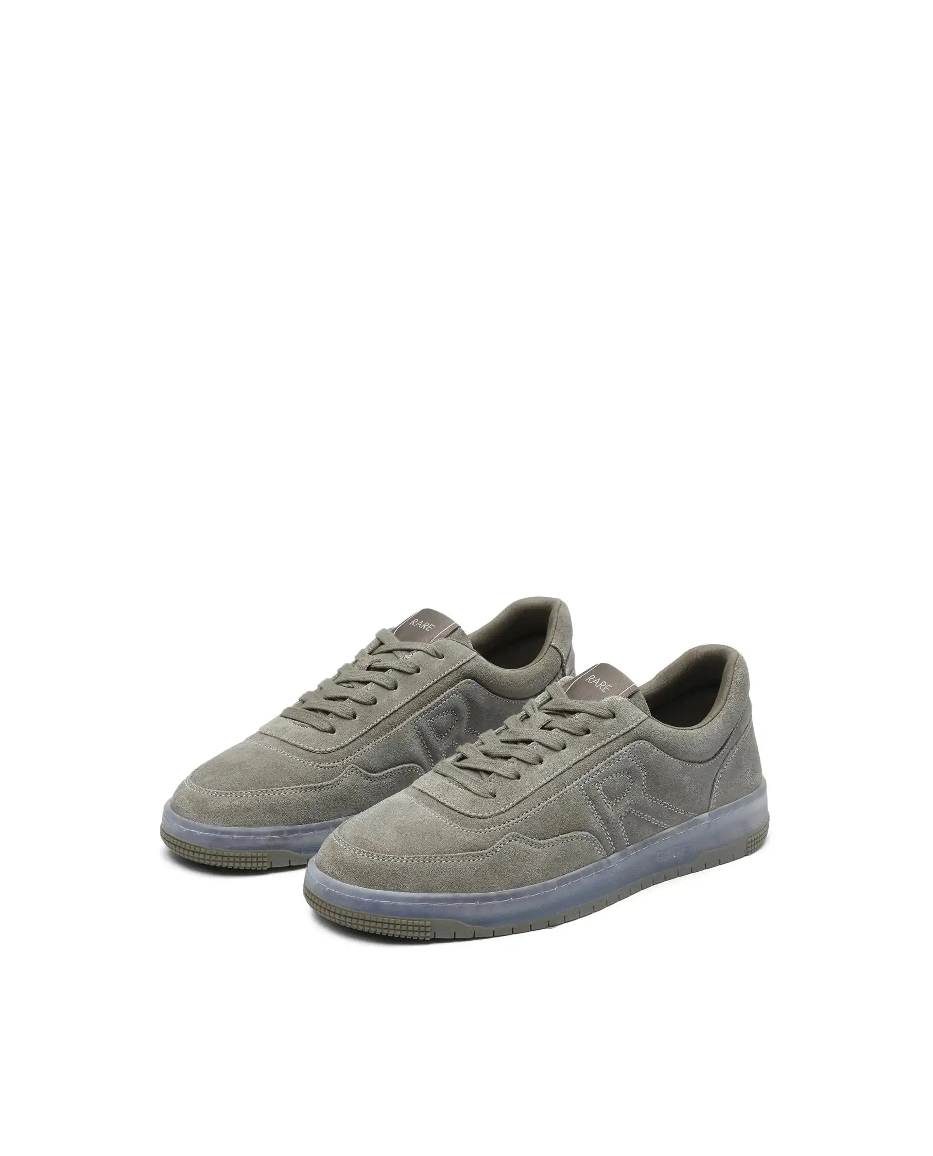 RAREZ Rare Rabbit Men Oslo Olive Lace - Up Closure Sneaker