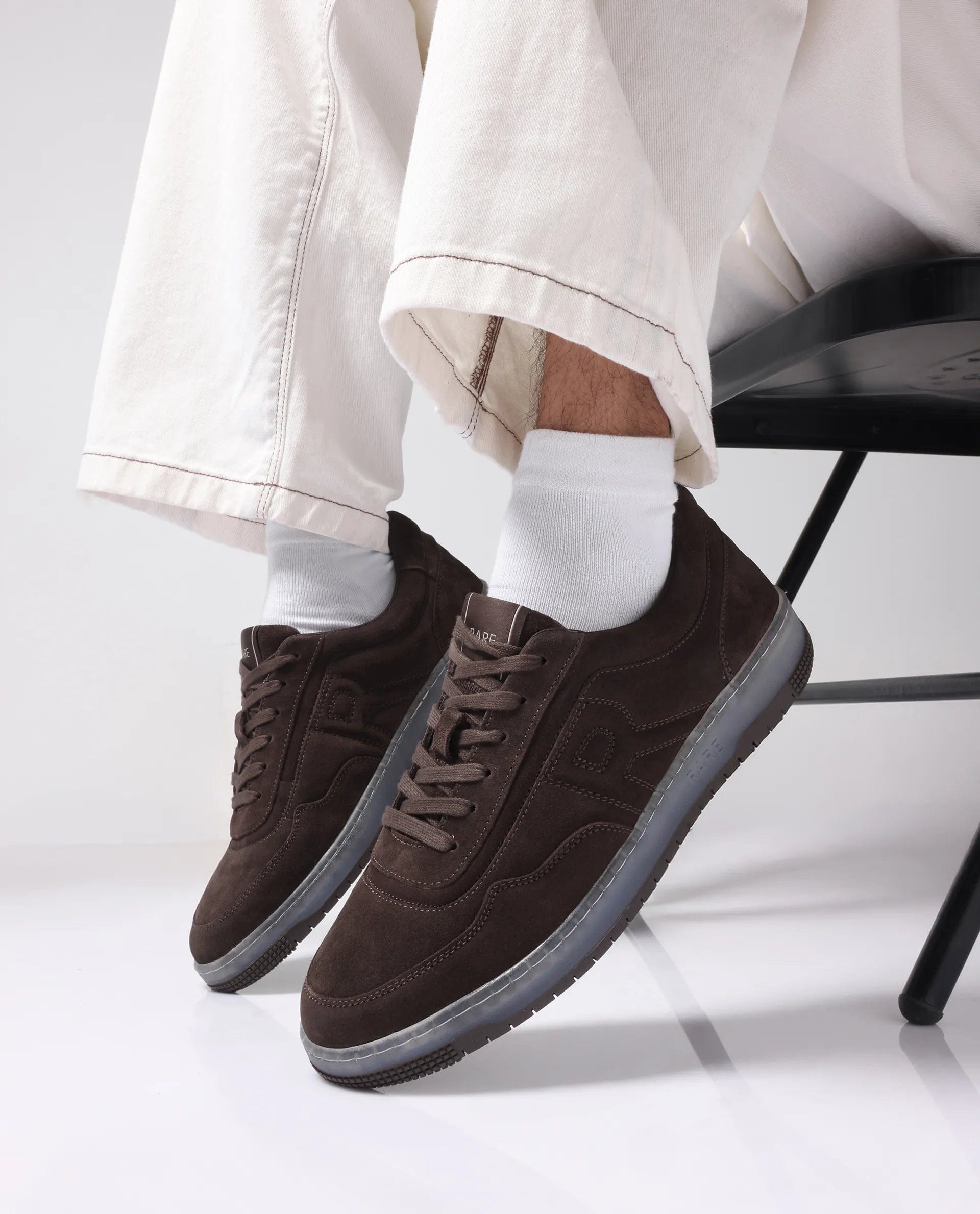 RAREZ Rare Rabbit Men Oslo Brown Lace - Up Closure Sneaker