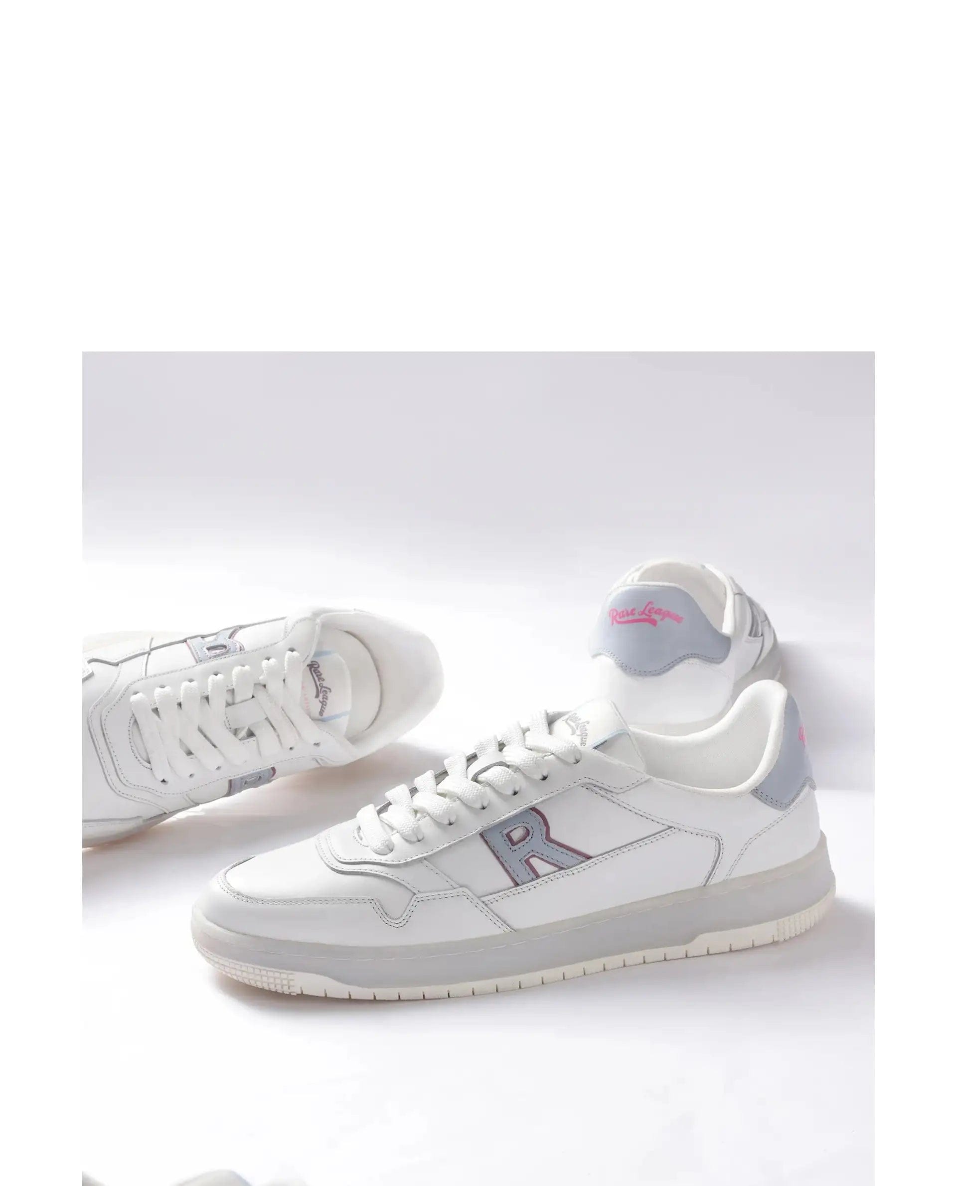 RAREZ Rare Rabbit Men's Leor - Fs1 White Lace - Up Closure Sneaker