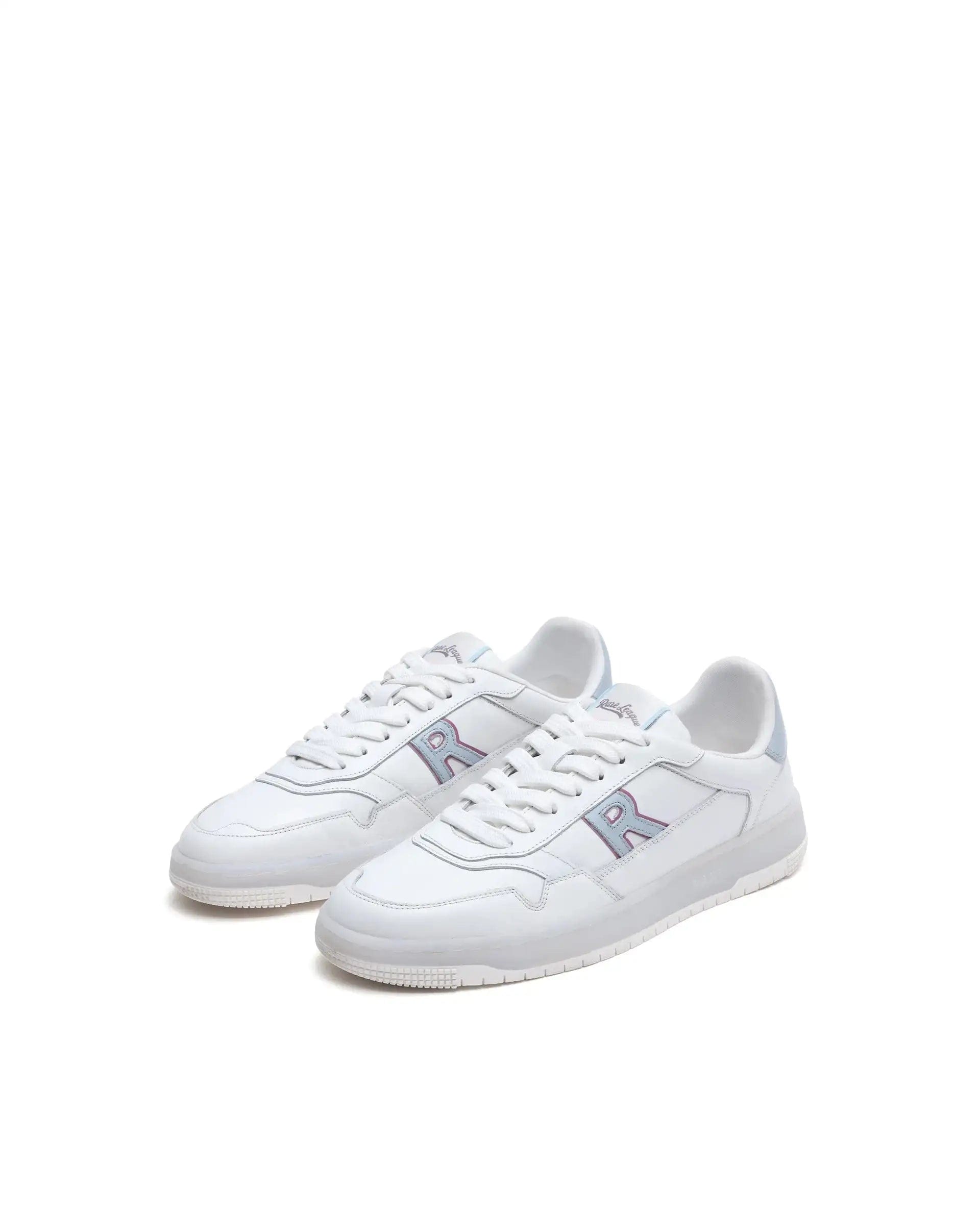 RAREZ Rare Rabbit Men's Leor - Fs1 White Lace - Up Closure Sneaker
