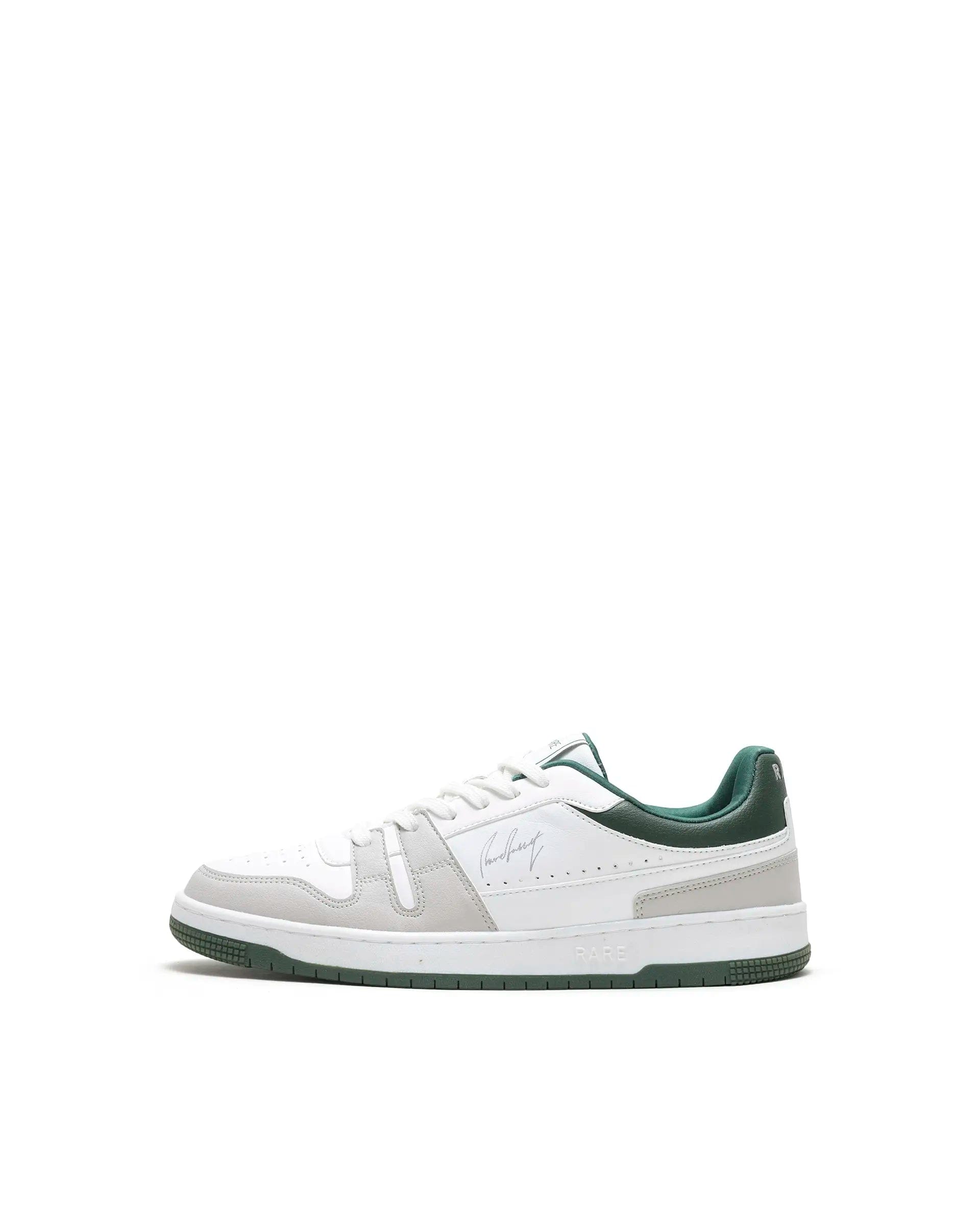 RAREZ Rare Rabbit Men's Enrik White Micro Fiber Sneaker