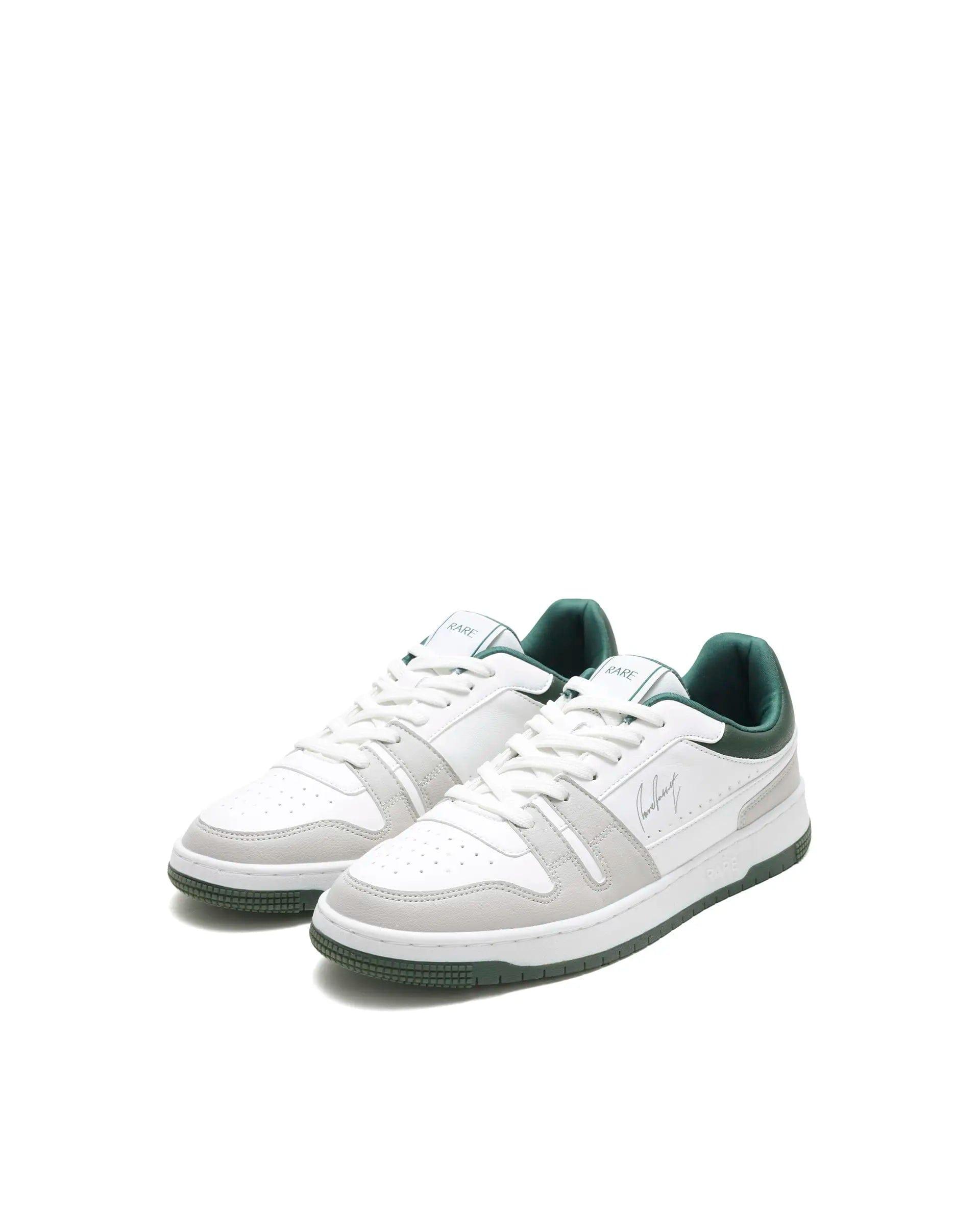 RAREZ Rare Rabbit Men's Enrik White Micro Fiber Sneaker