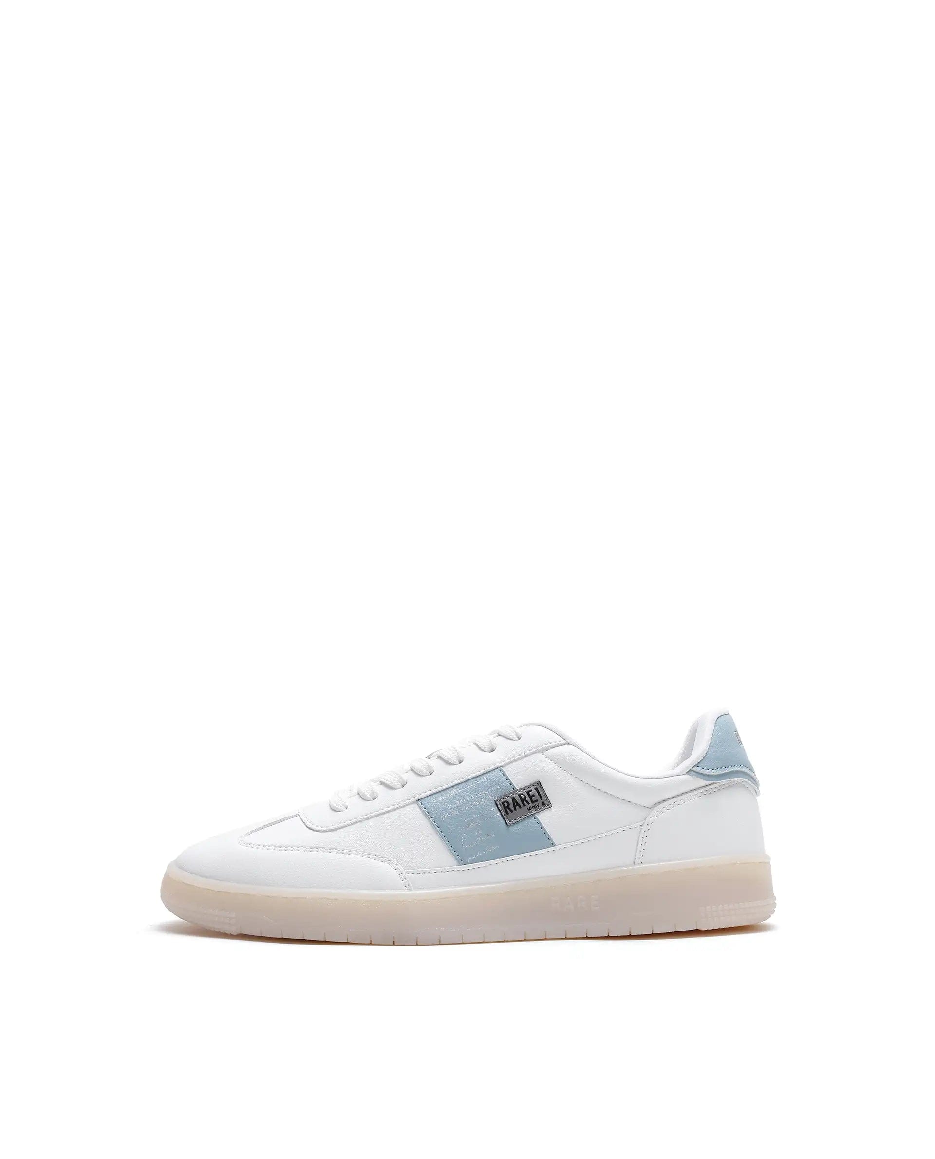 RAREZ Rare Rabbit Men's Sirius 86 Blue Micro Leather Sneaker