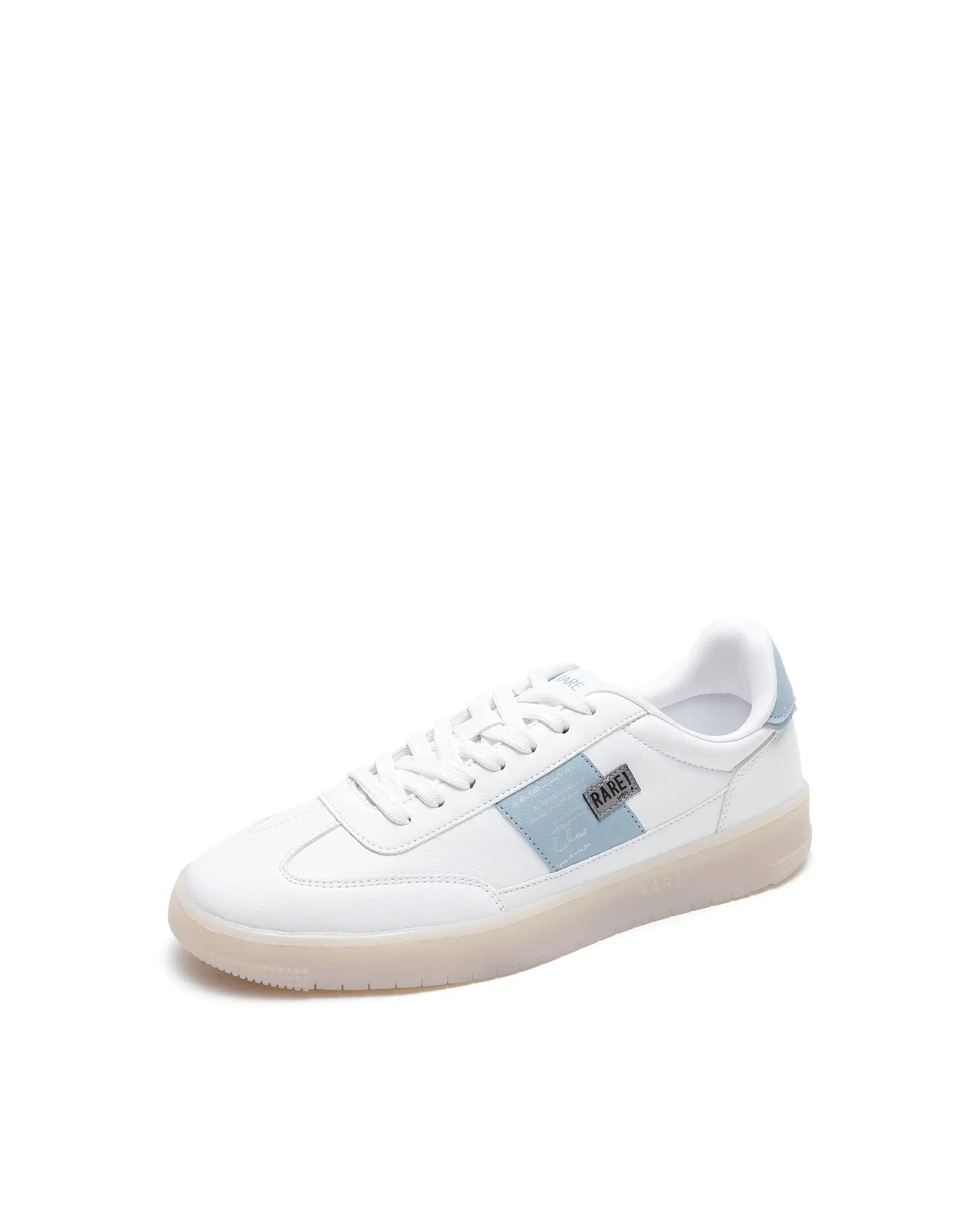 RAREZ Rare Rabbit Men's Sirius 86 Blue Micro Leather Sneaker