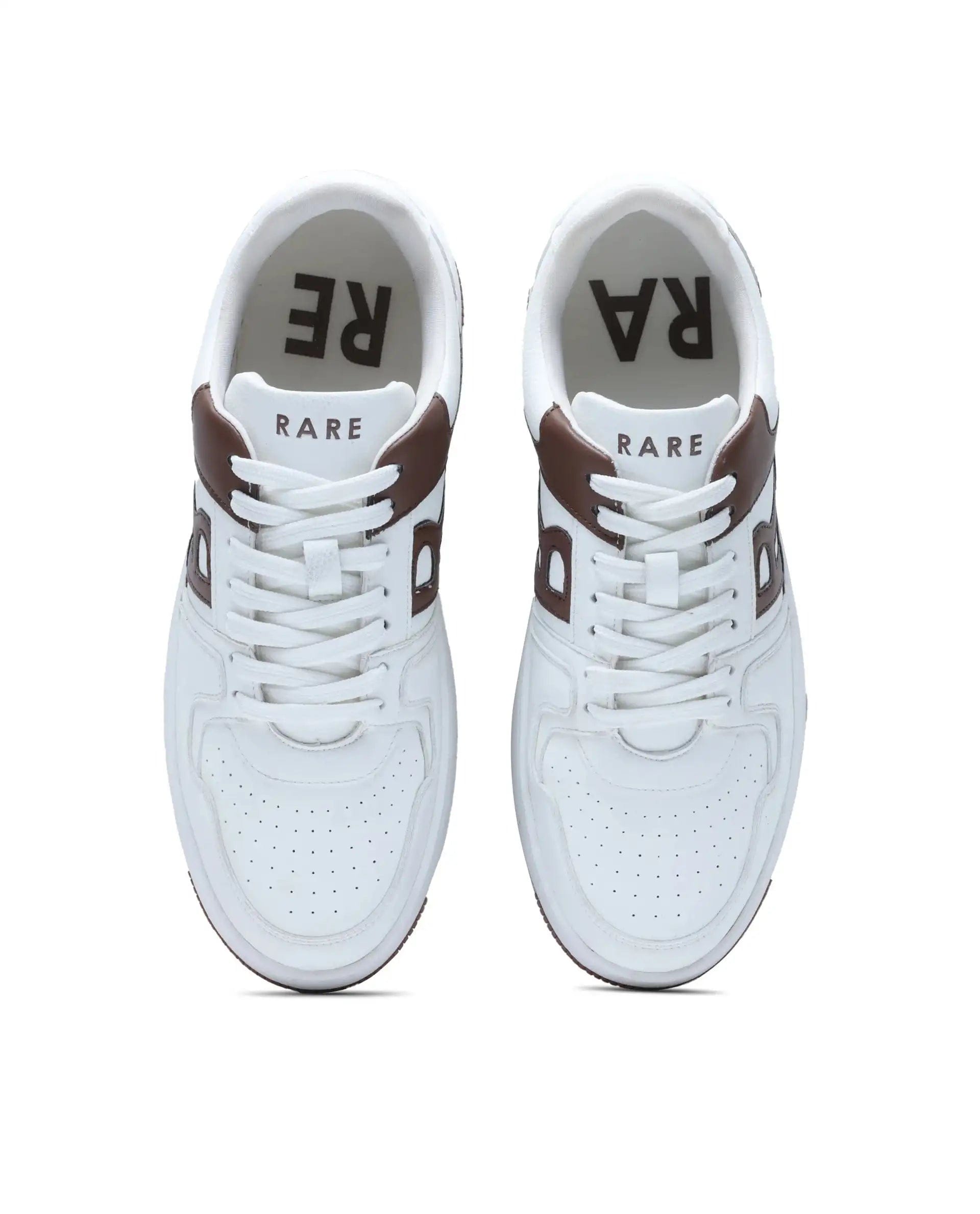 RAREZ Rare Rabbit Men's Phantom Brown Micro Fiber Navy Causal Sneaker