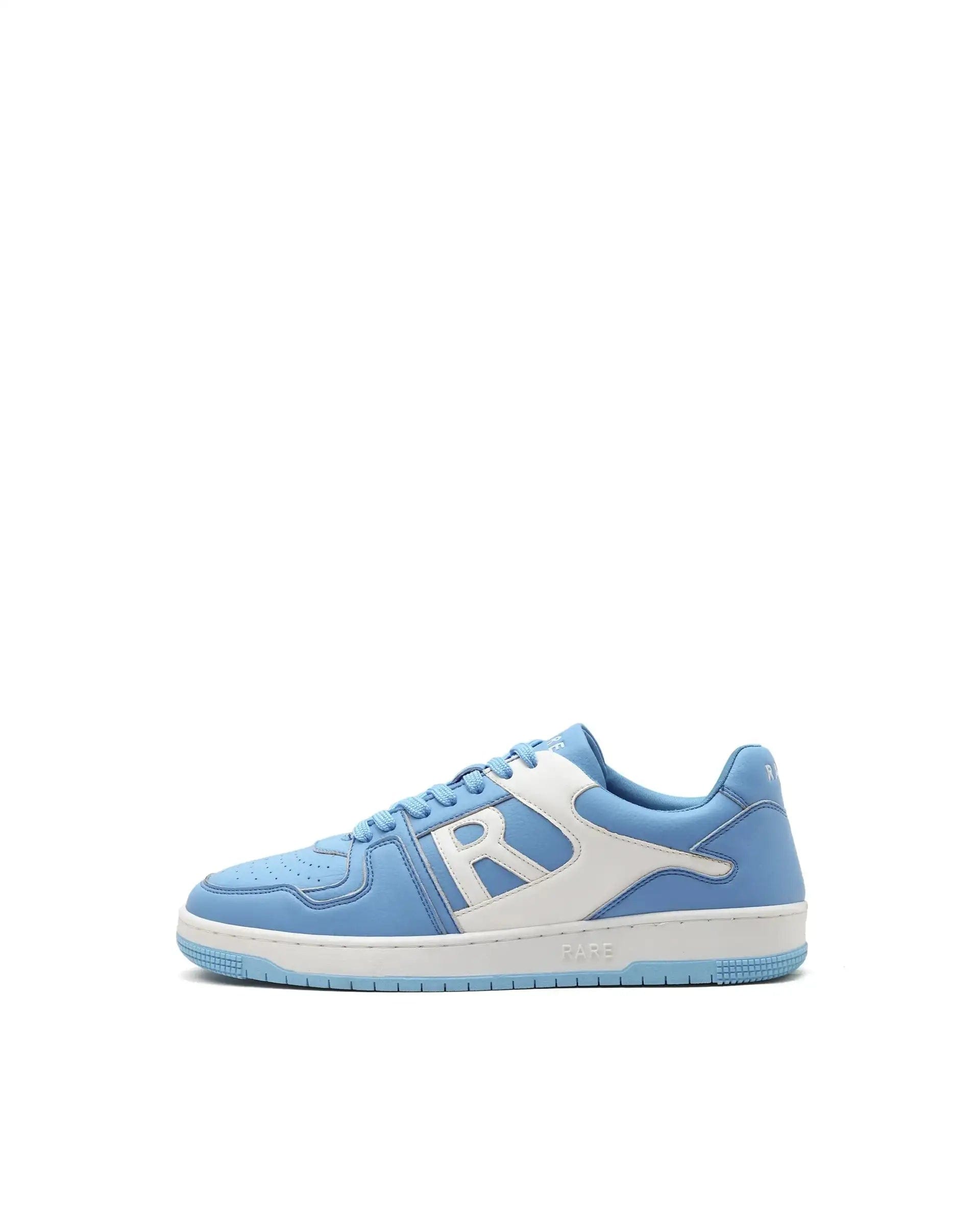 RAREZ Rare Rabbit Men's Phantom Light Blue Micro Fiber Navy Causal Sneaker