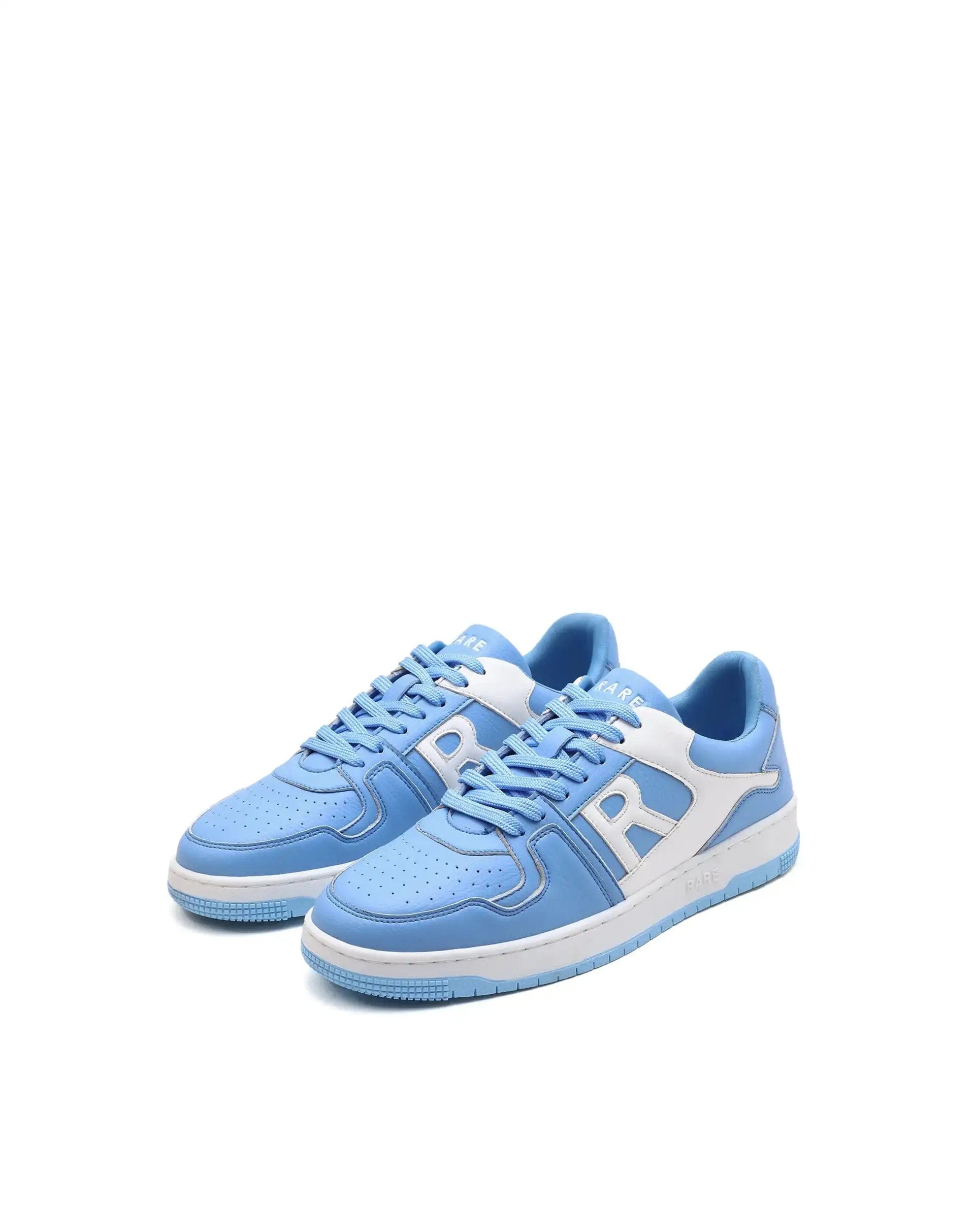 RAREZ Rare Rabbit Men's Phantom Light Blue Micro Fiber Navy Causal Sneaker