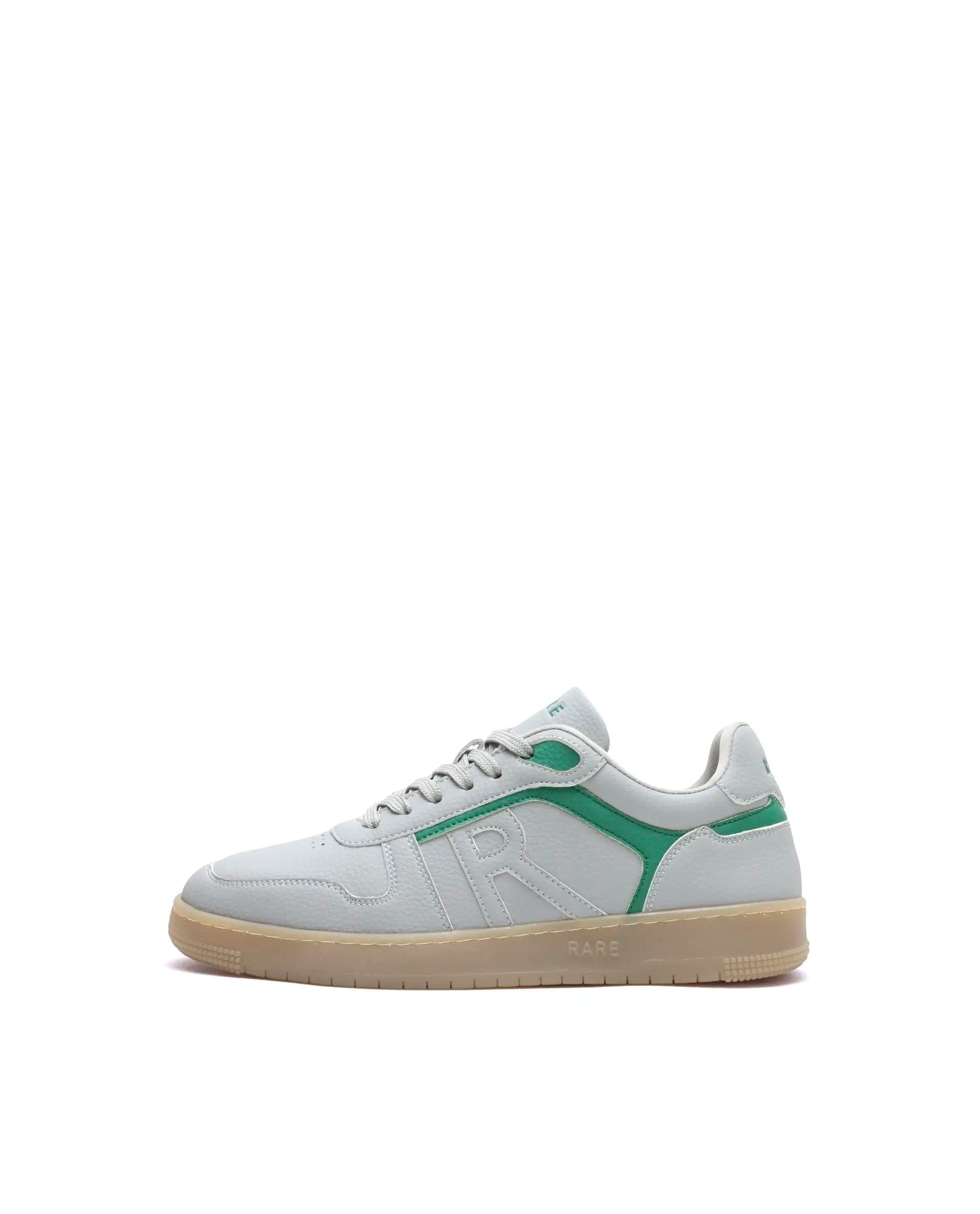 RAREZ Rare Rabbit Men's Lexis Grey Micro Leather Sneaker