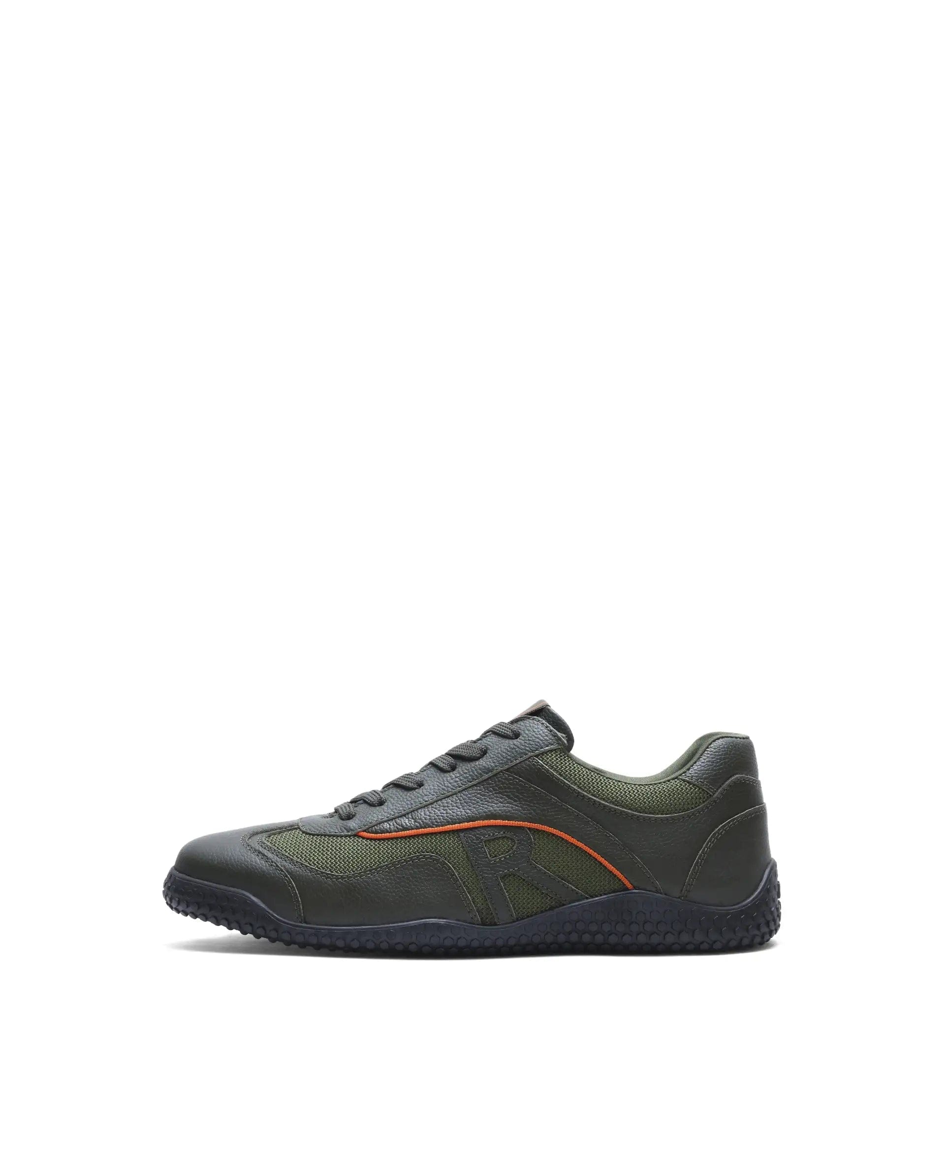 Rarez Men's Nosta Olive Leather Sneaker