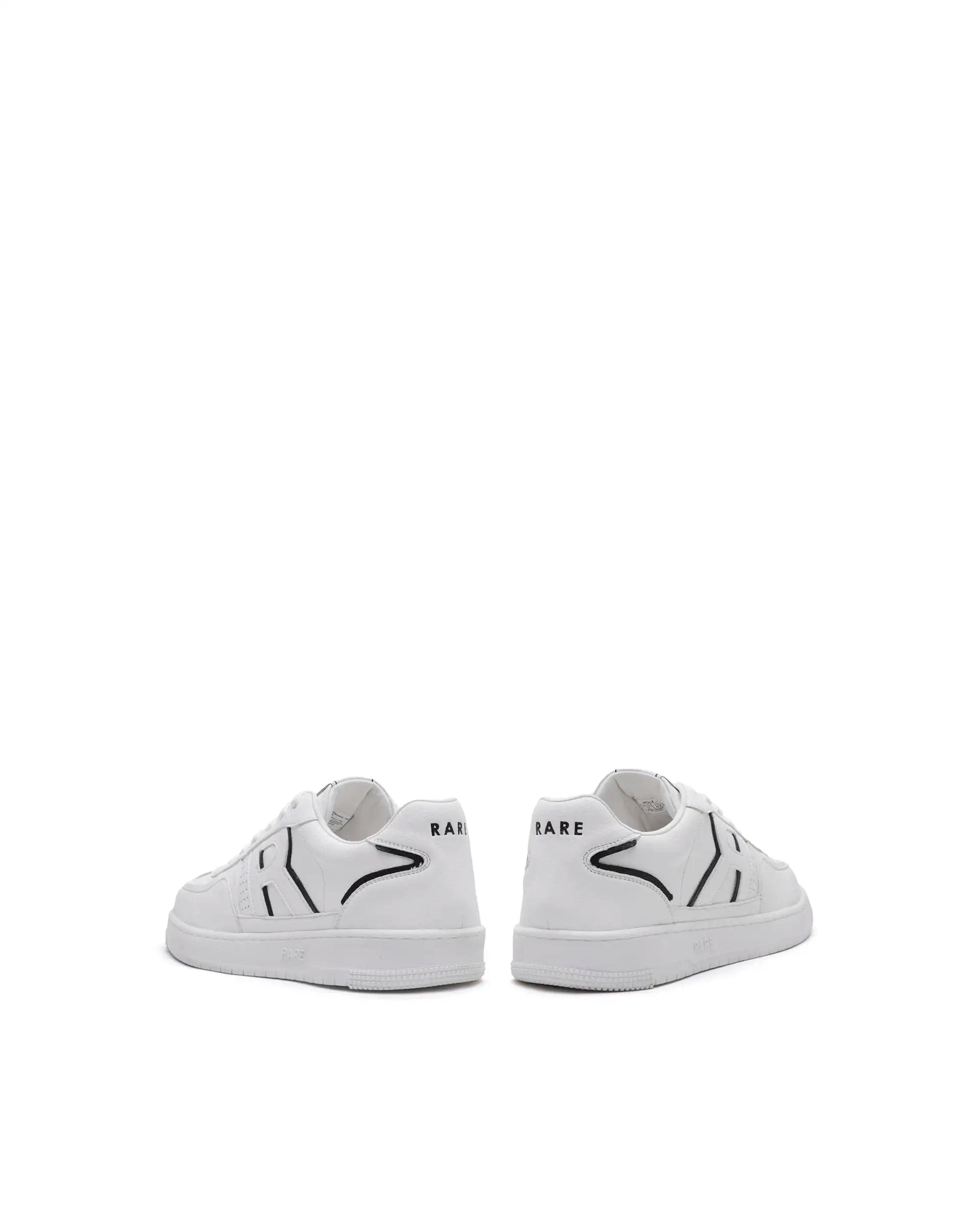 RAREZ Rare Rabbit Men's Volt White Micro Fiber Sneaker