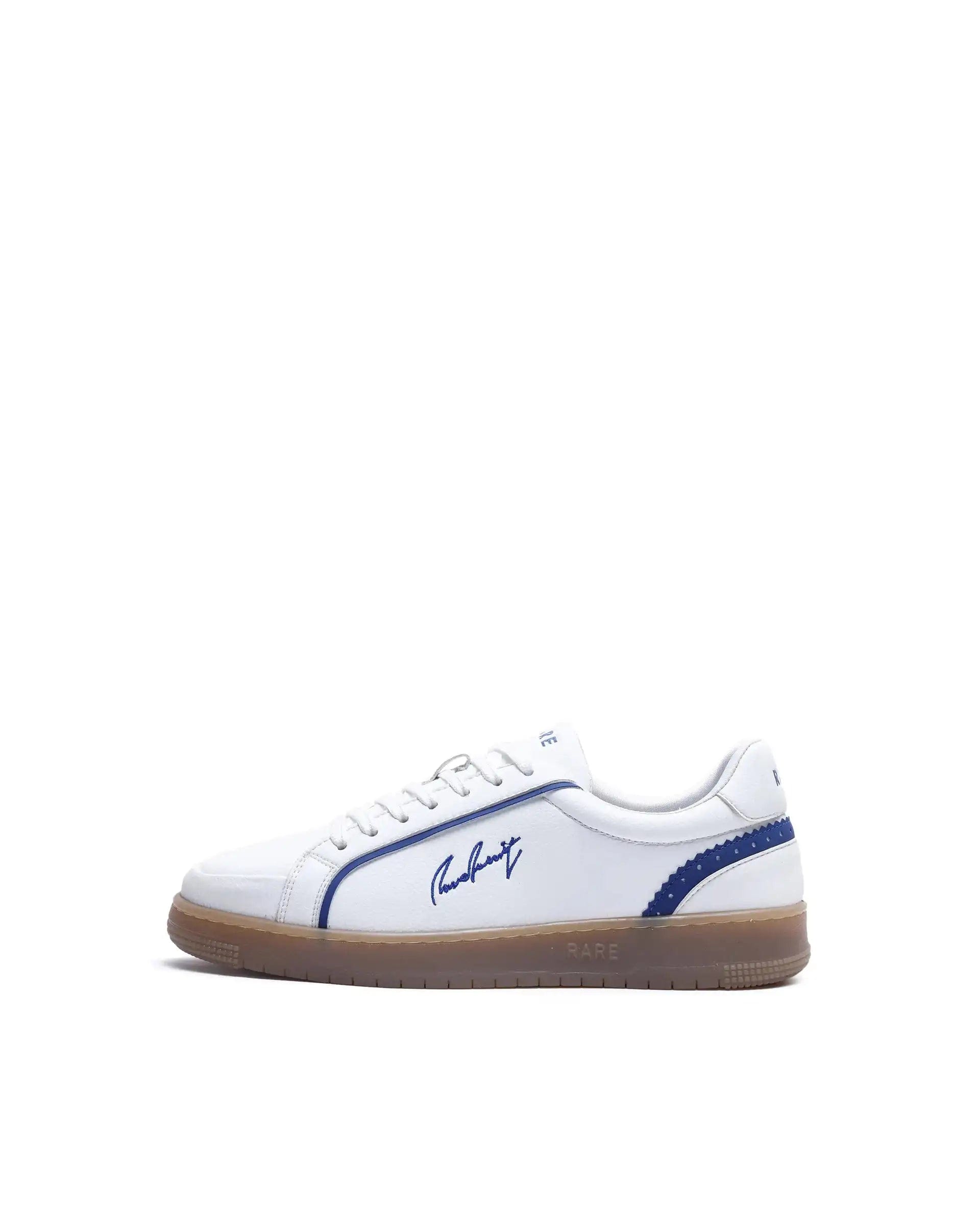 RAREZ Rare Rabbit Men's Elleo Blue Micro Leather Sneaker