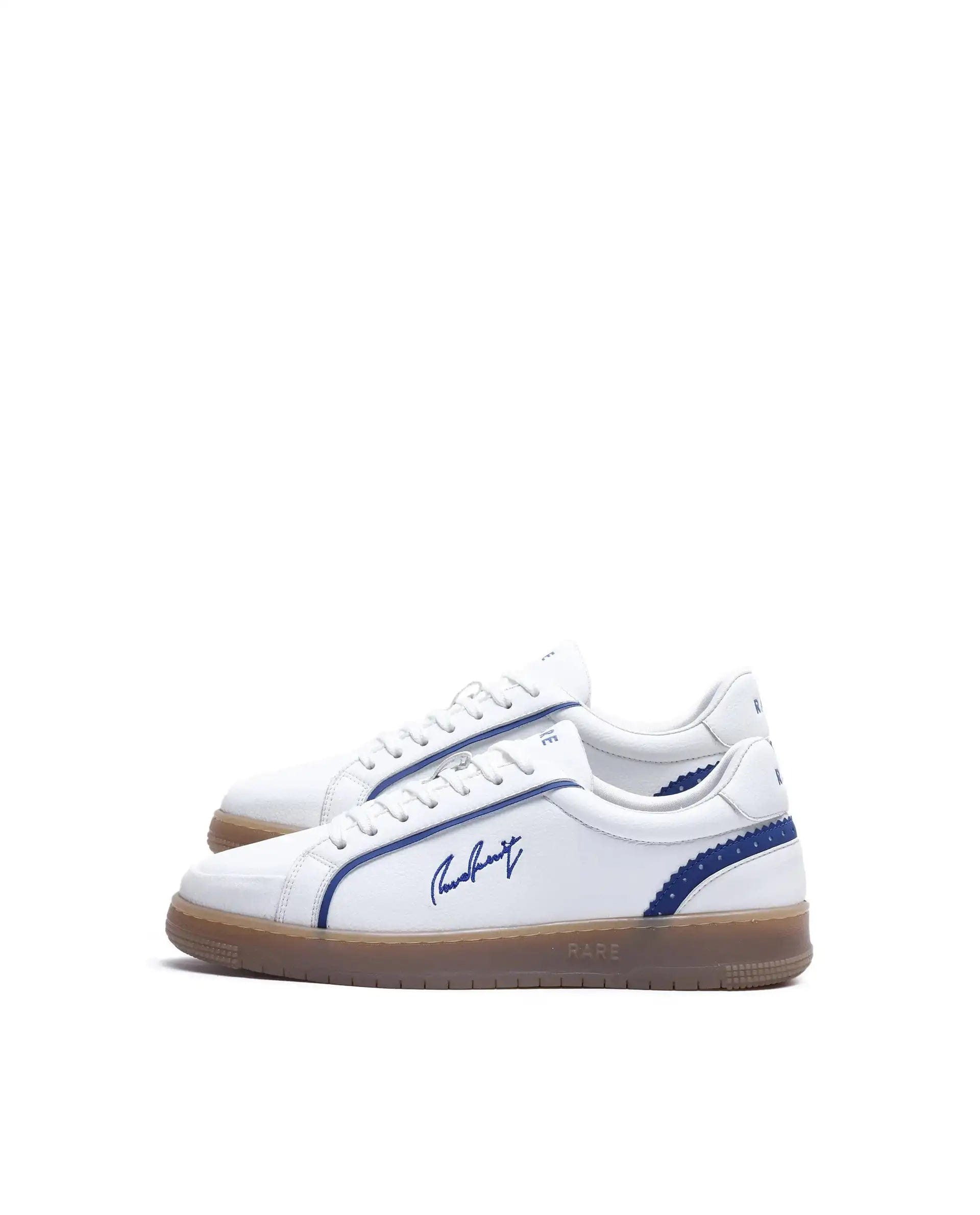 RAREZ Rare Rabbit Men's Elleo Blue Micro Leather Sneaker