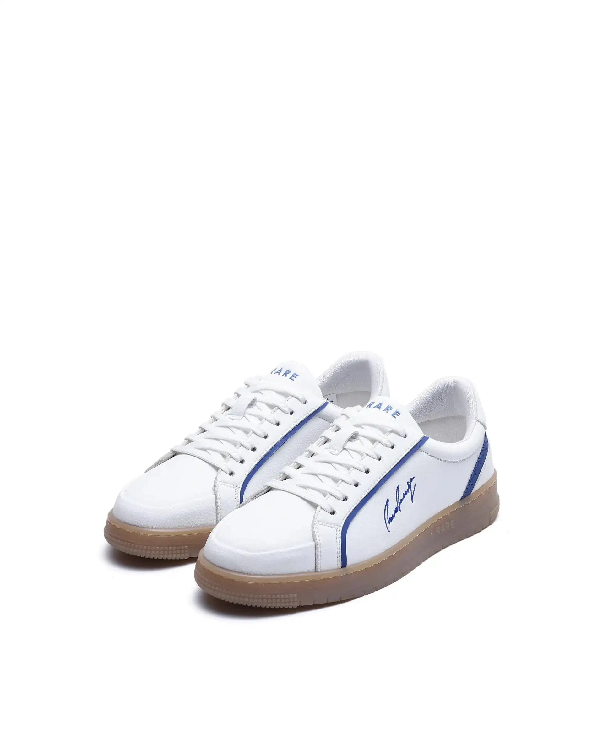 RAREZ Rare Rabbit Men's Elleo Blue Micro Leather Sneaker