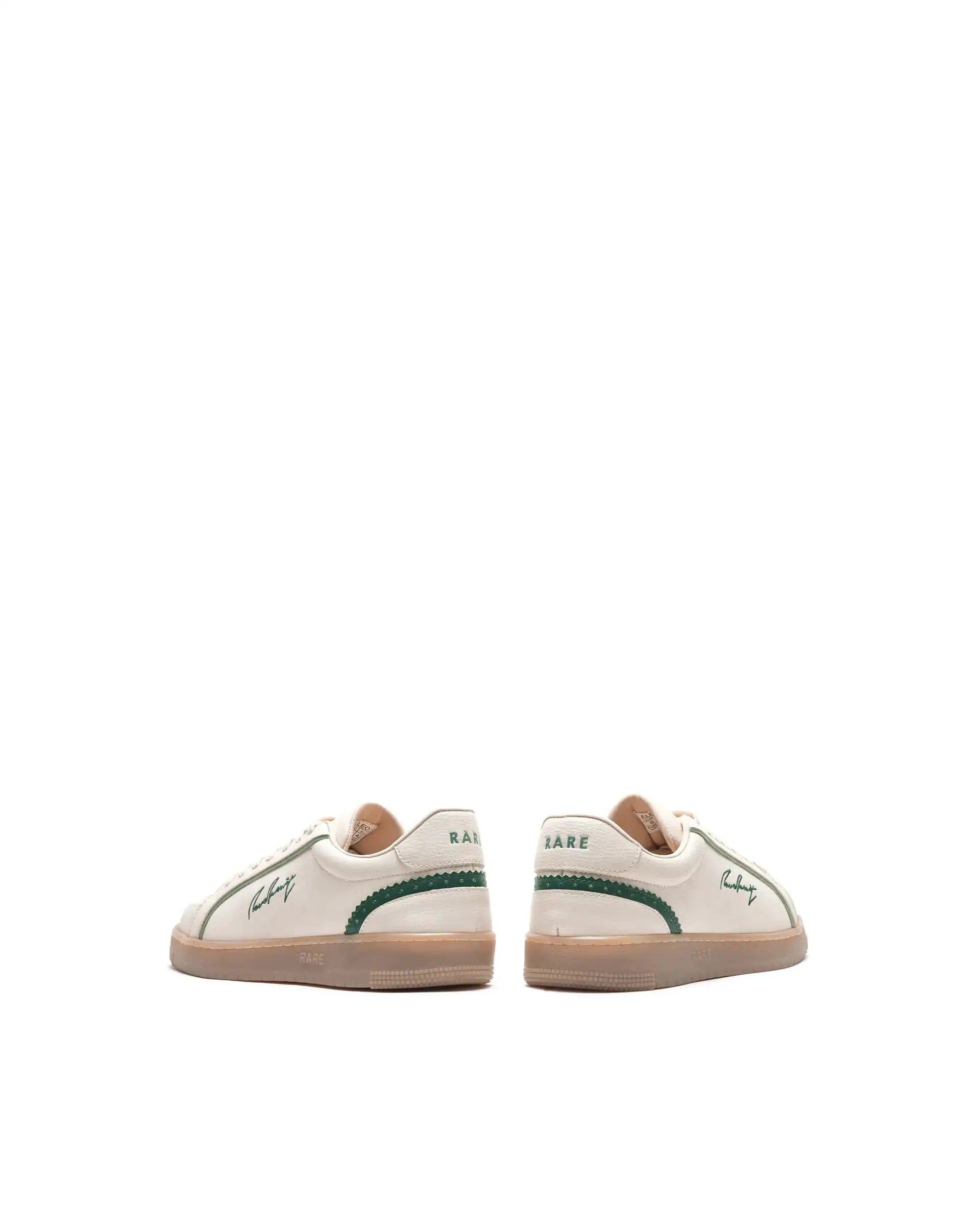 RAREZ Rare Rabbit Men's Elleo Beige Micro Leather Sneaker